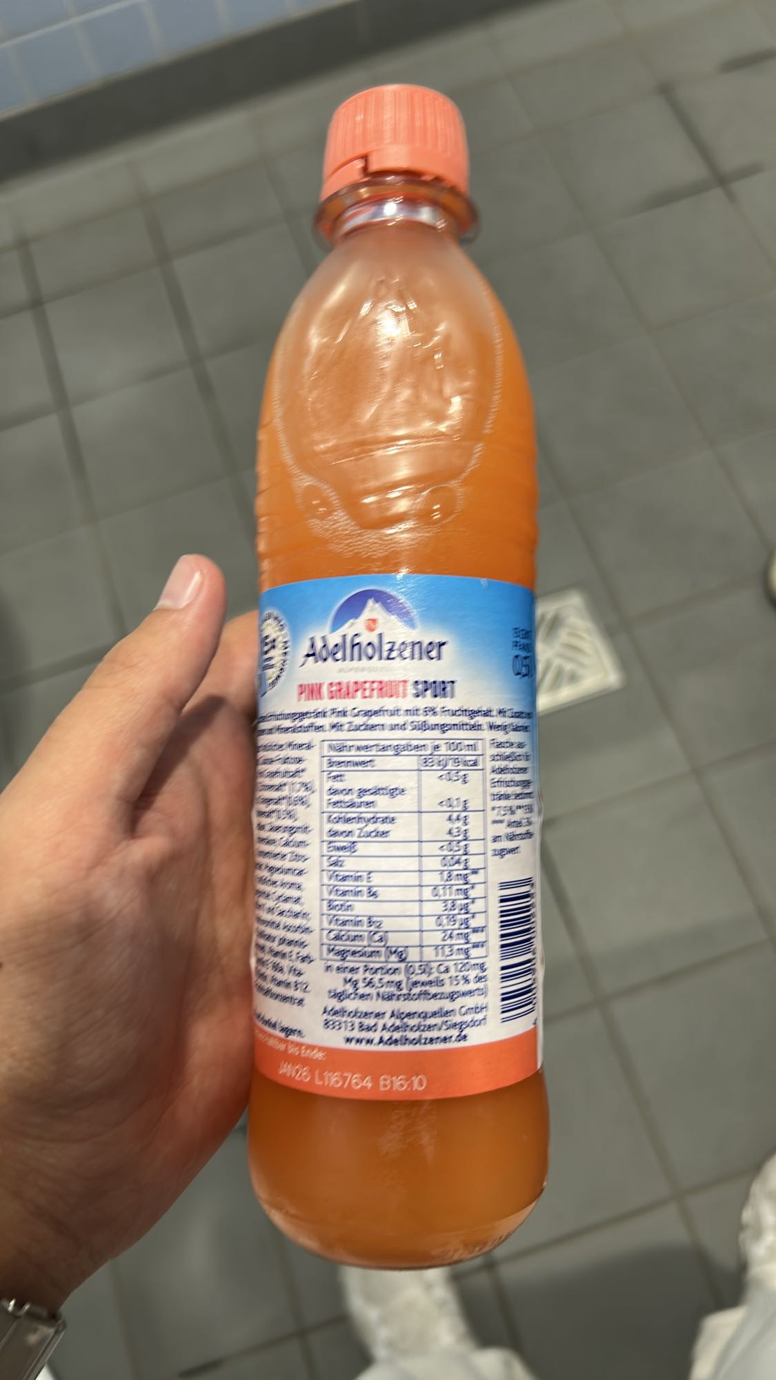 Pink Grapefruit Sport Drink