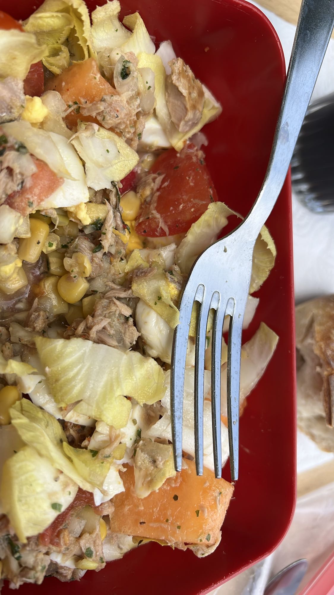 Salade composée au thon