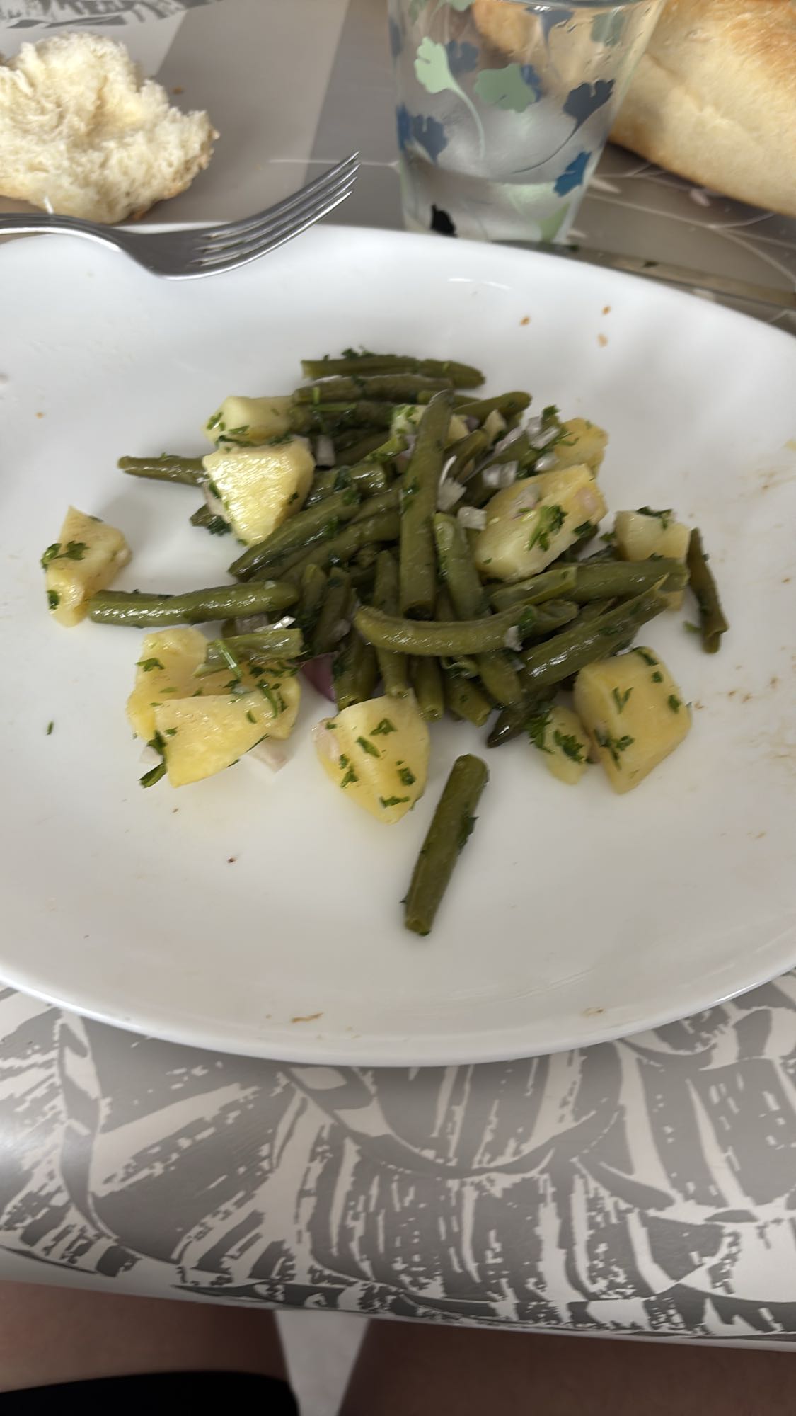 Salade haricots verts pommes de terre