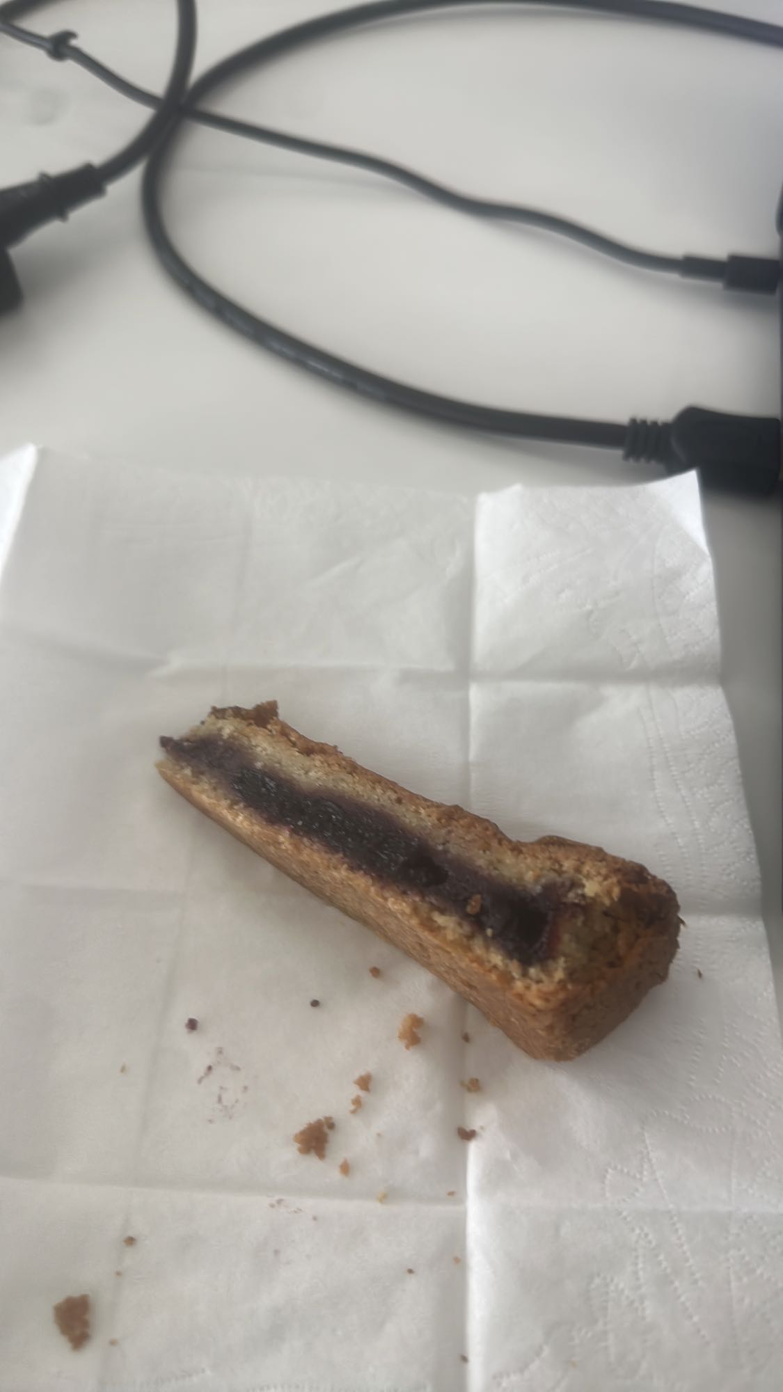 Barre sablée à la confiture