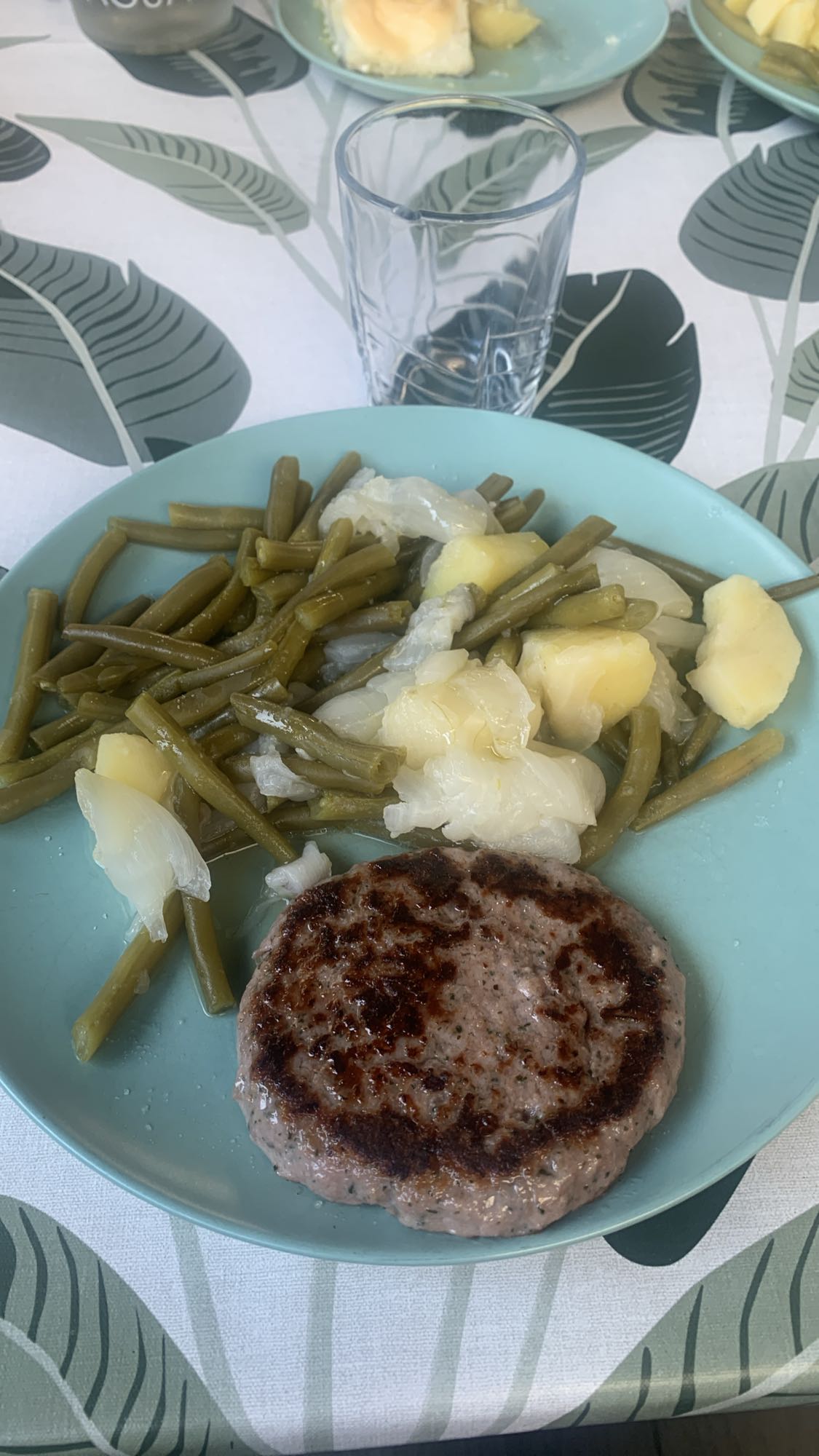 Hamburguesa con verduras