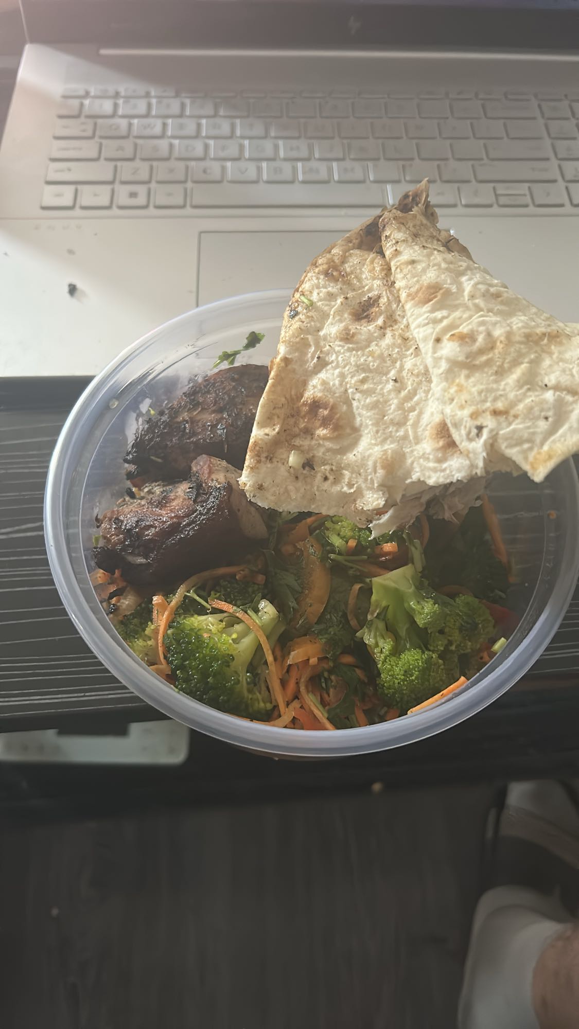 Charcoal Grilled Pork Lavash Wrap