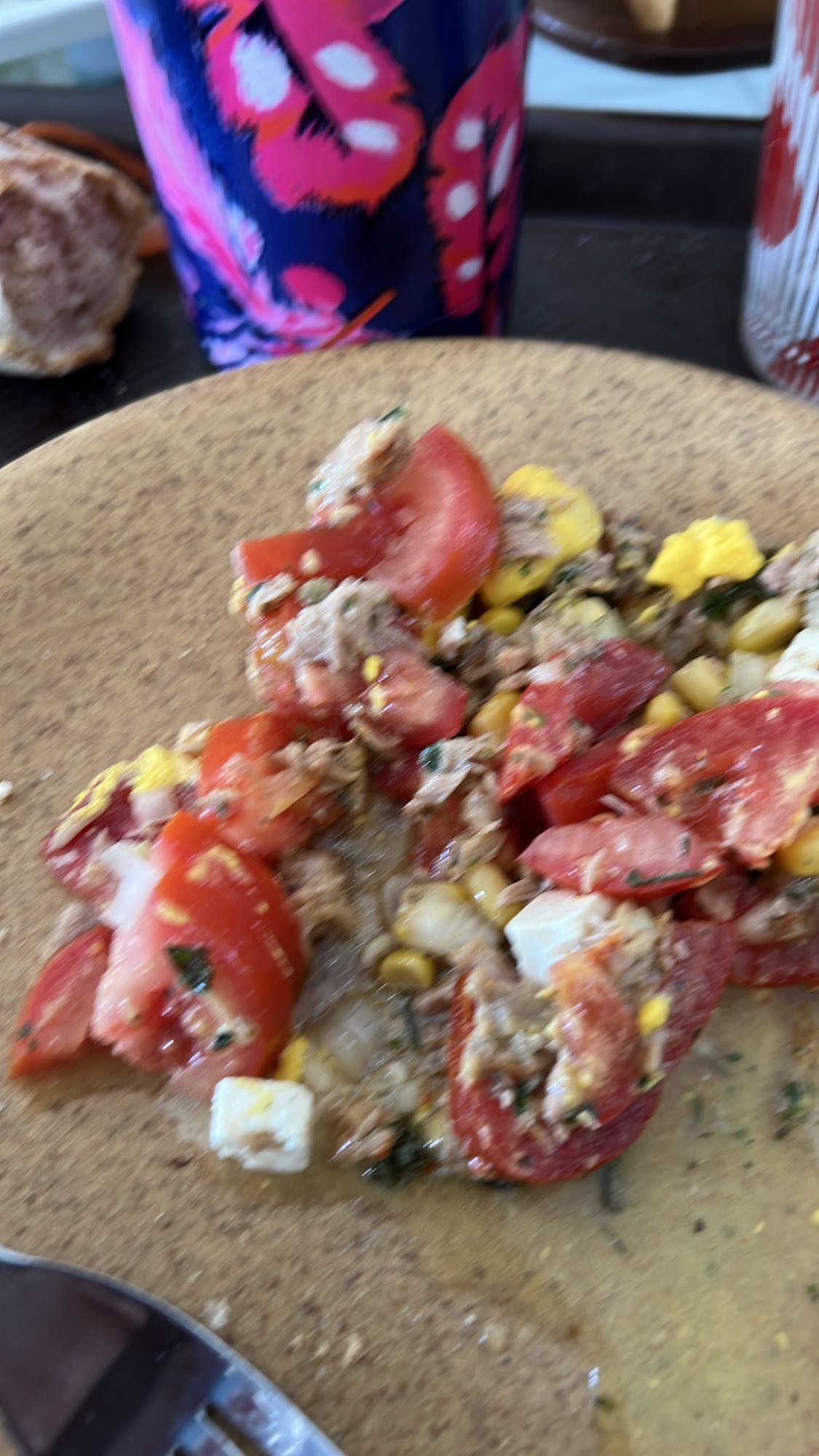 Salade de thon et légumes