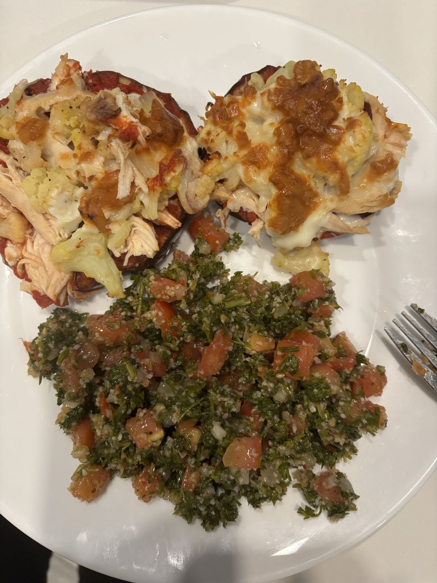 Aubergines au poulet