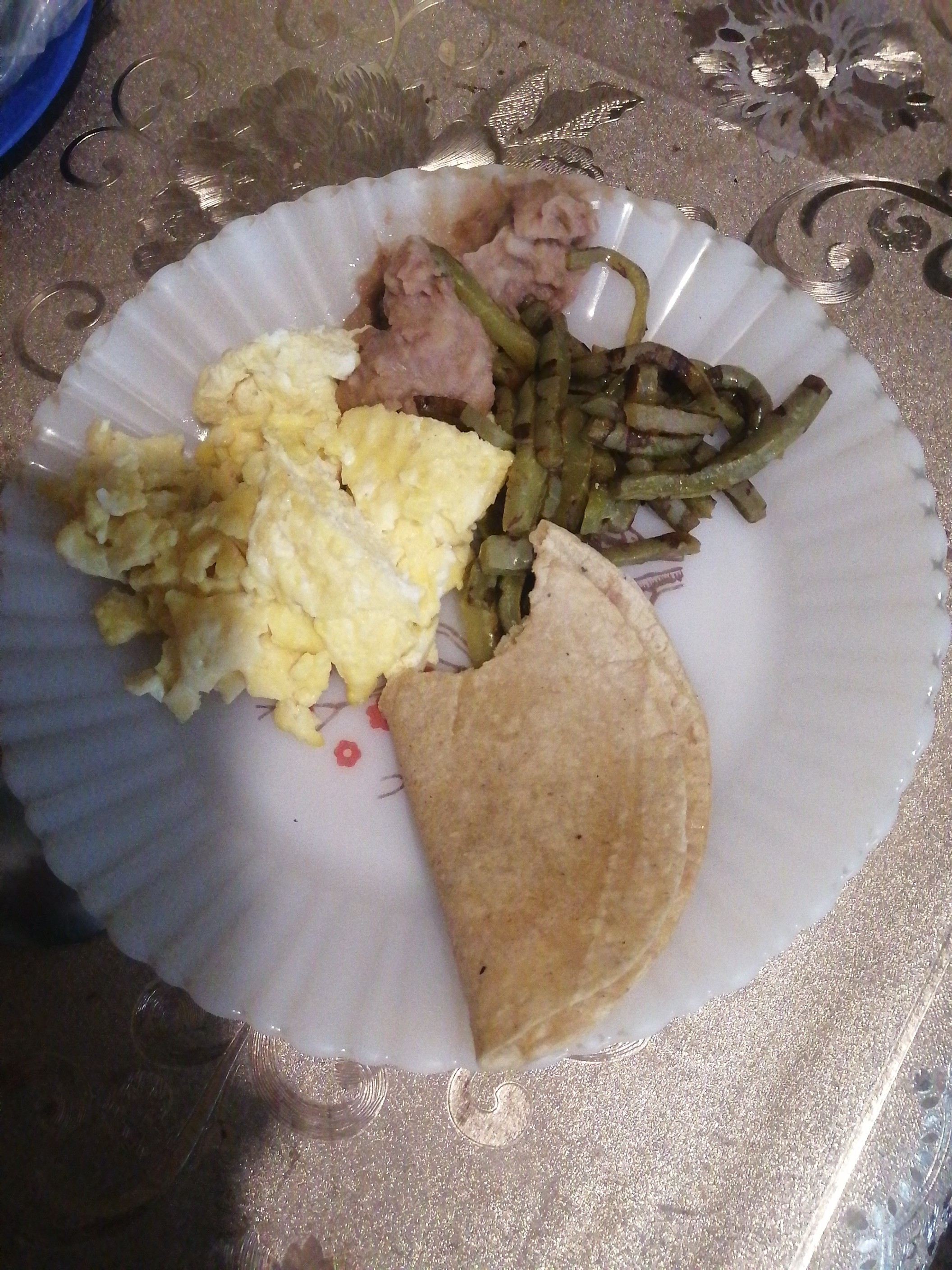 Desayuno mexicano sencillo