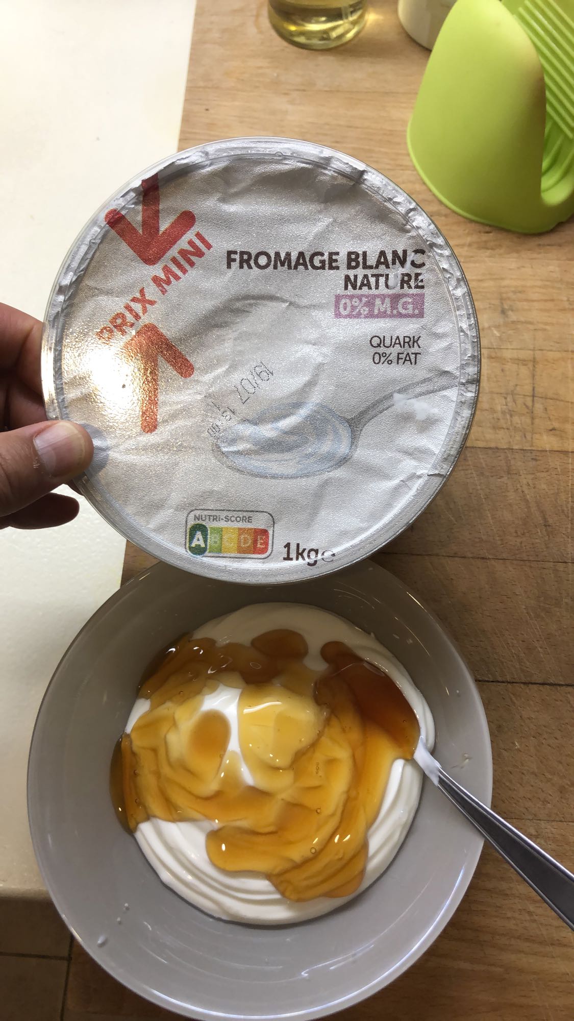 Fromage blanc au miel