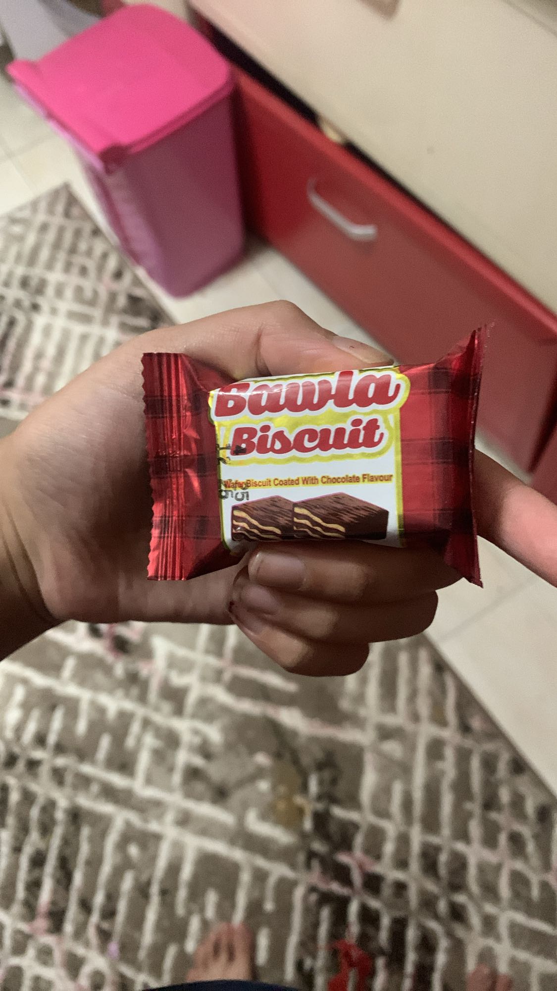 Chocolate wafer biscuit