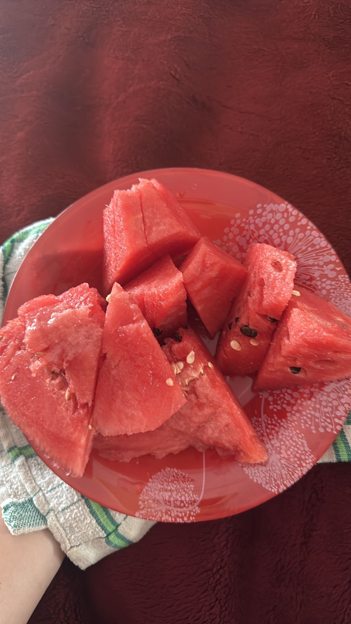 Felii de pepene roșu