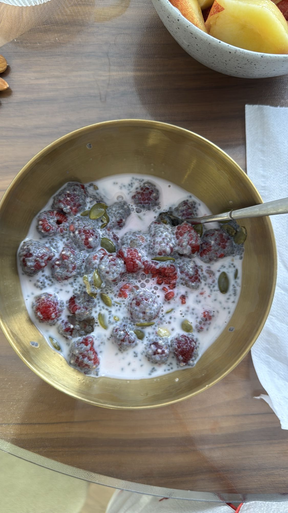 Berry chia seed bowl