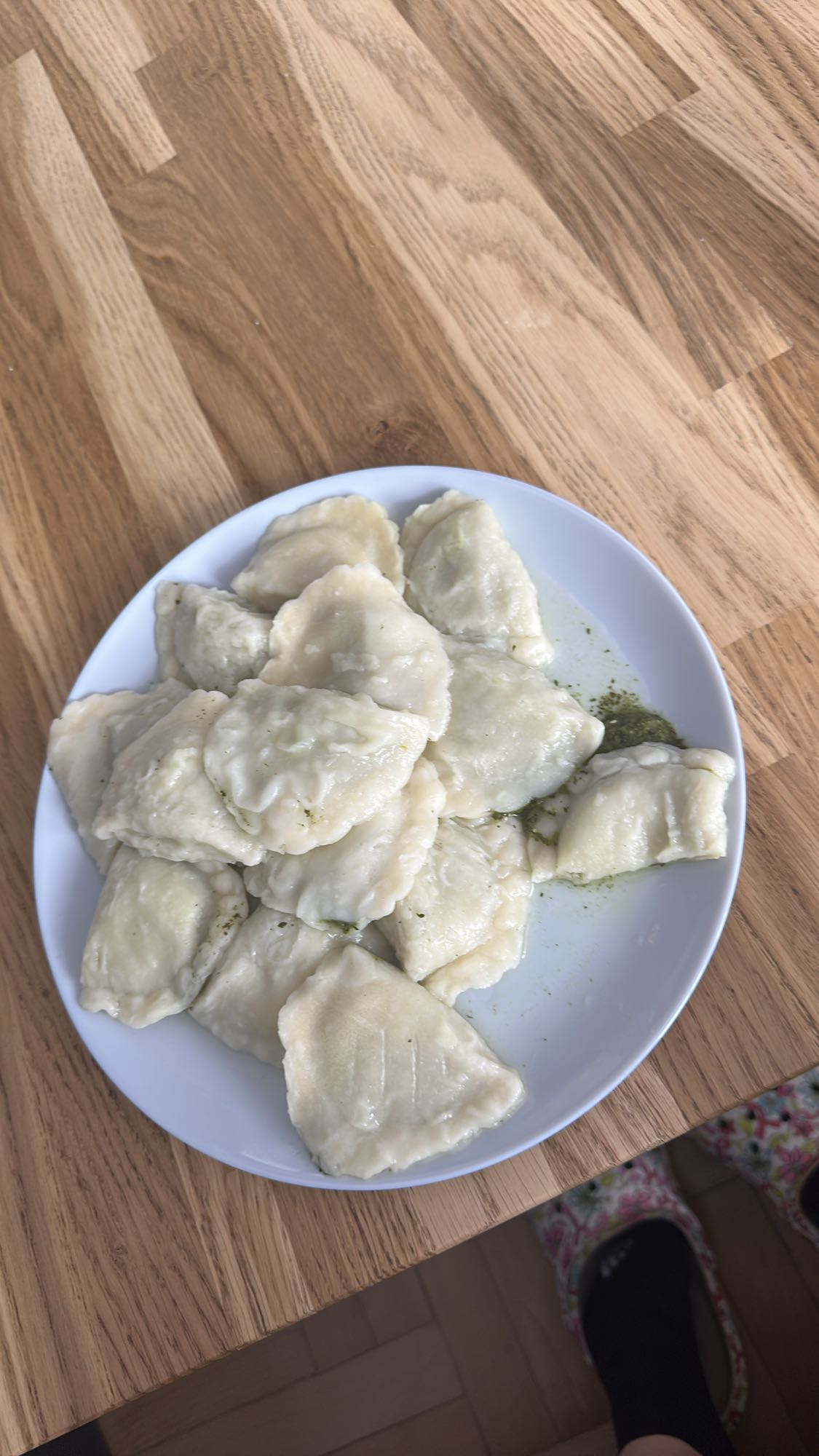 Pierogi ze szpinakiem