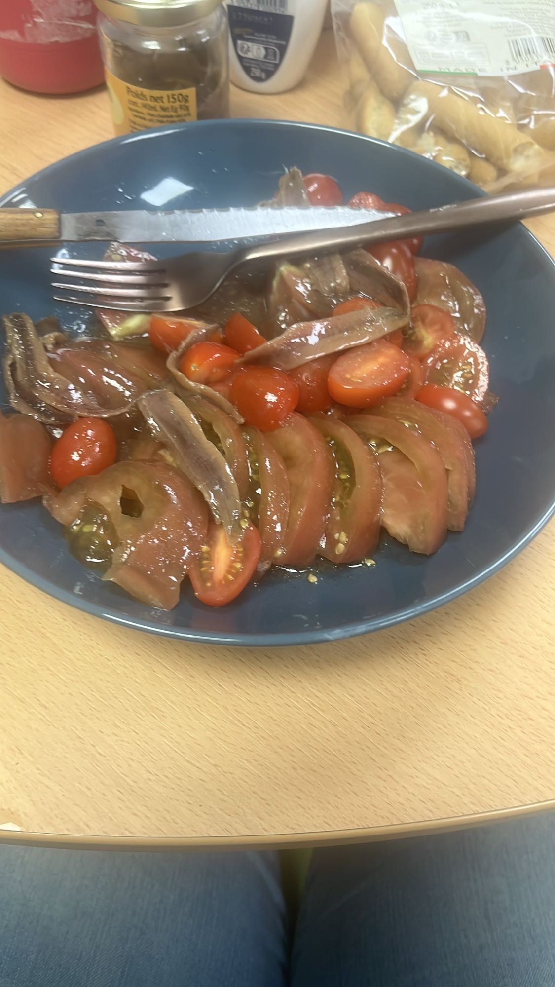 Salade tomate anchois