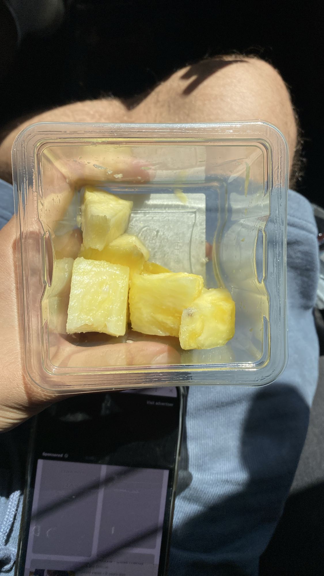 Pineapple cubes