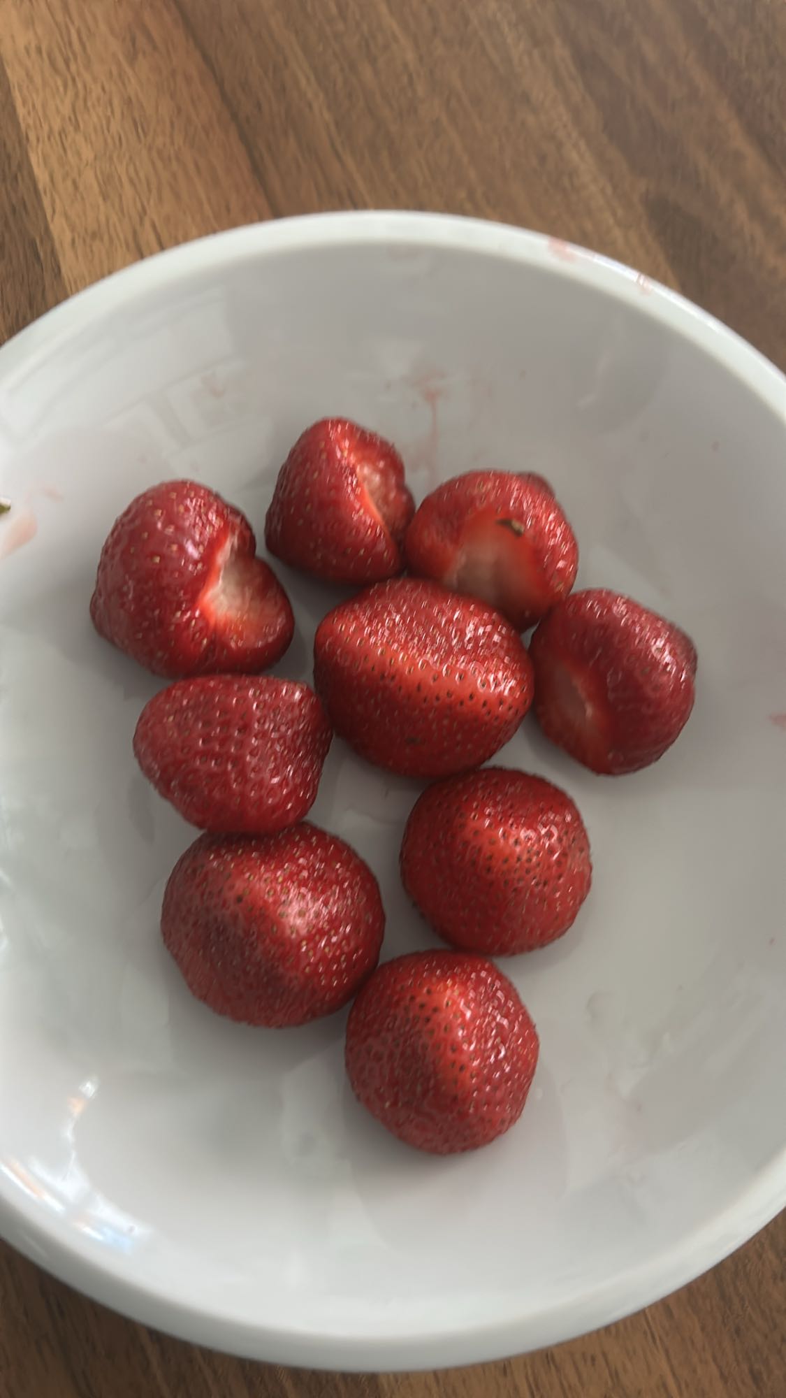 Aardbeien snack