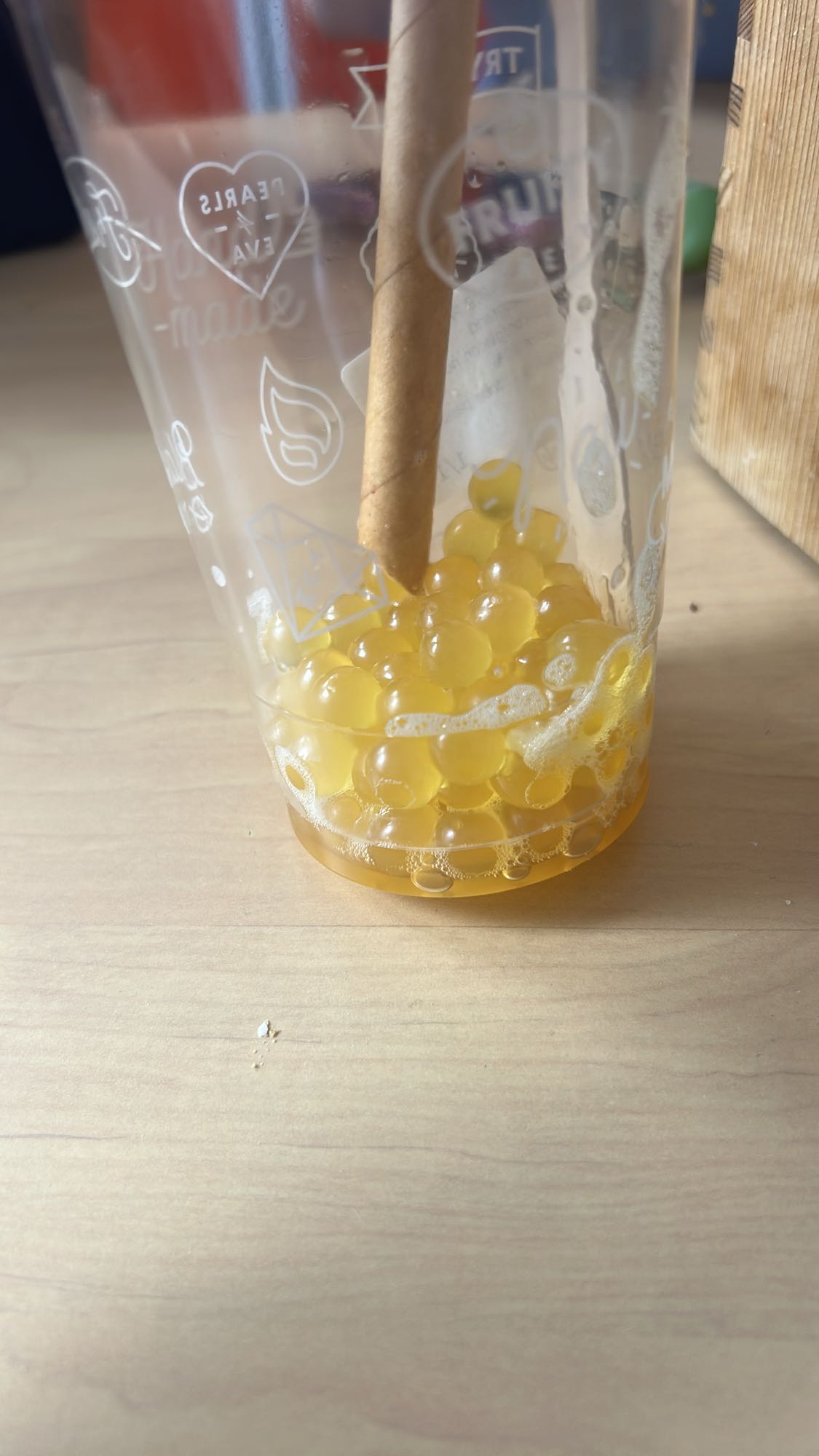 Perles de jus fruité