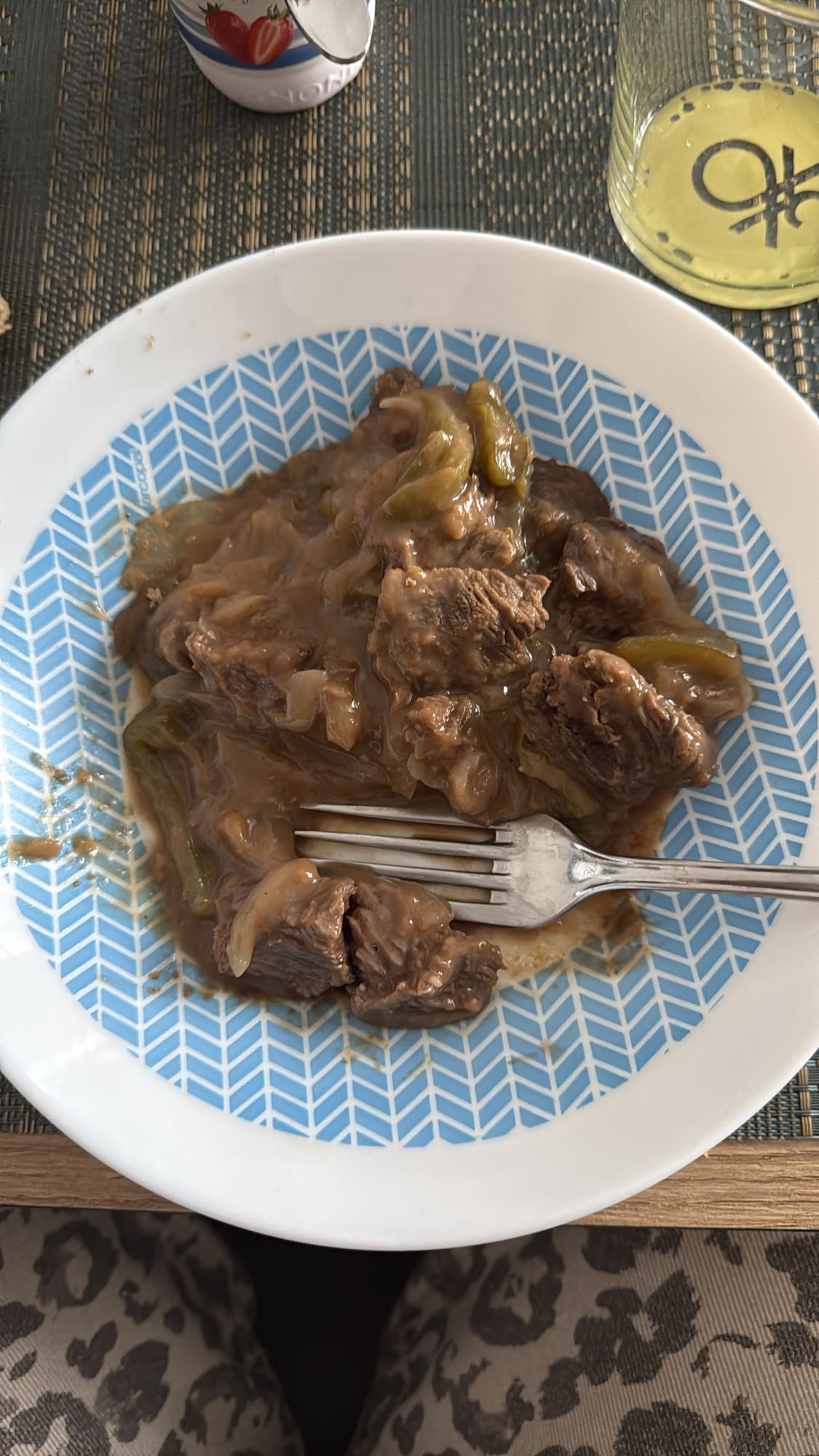Carne guisada con verduras