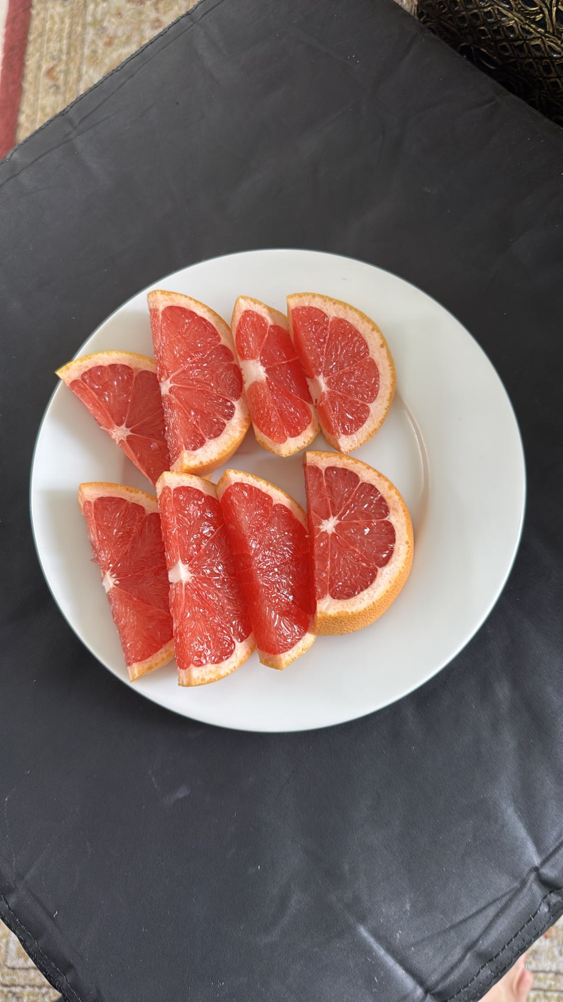 Verse grapefruitpartjes