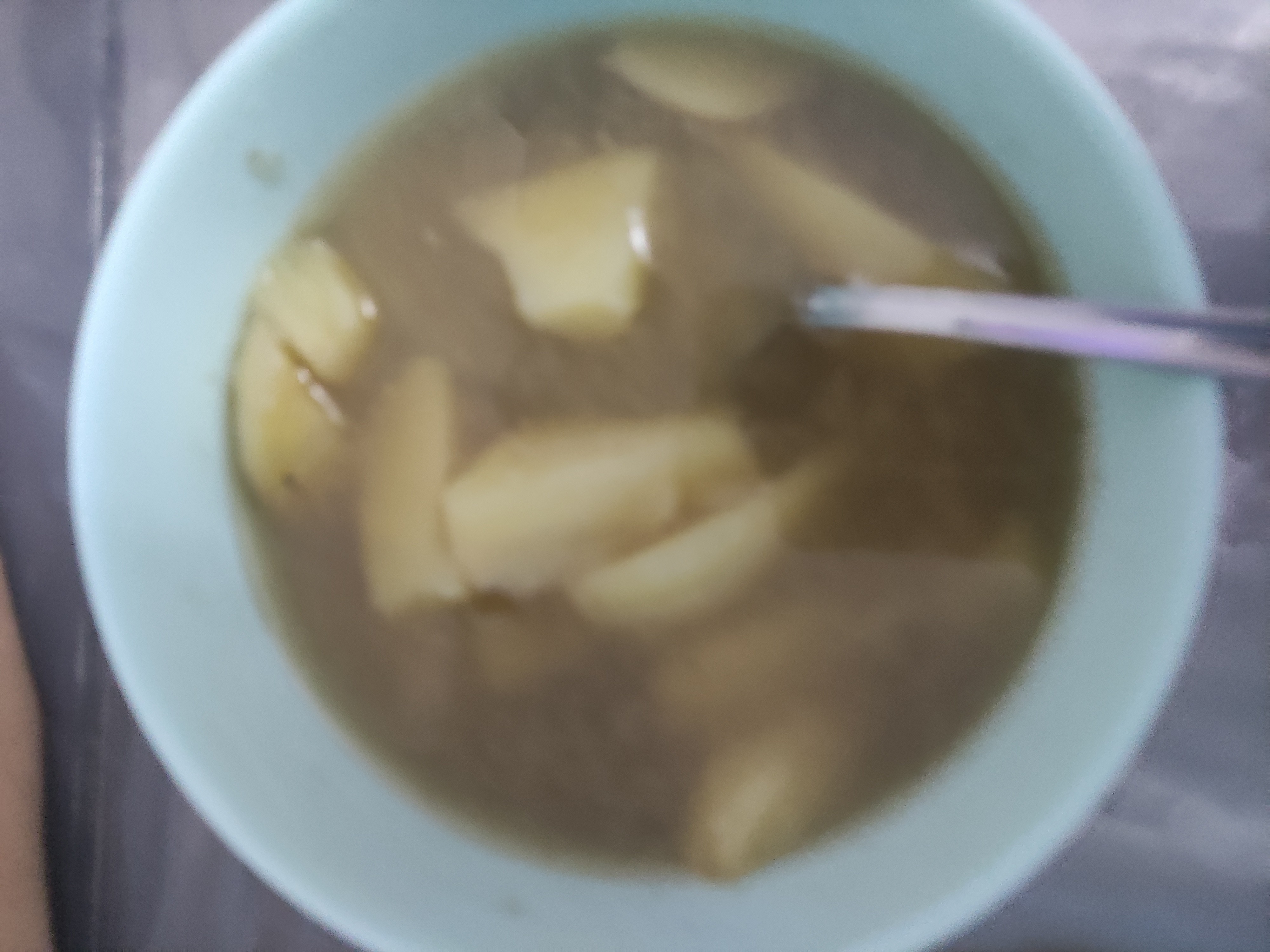 Soupe de pommes de terre