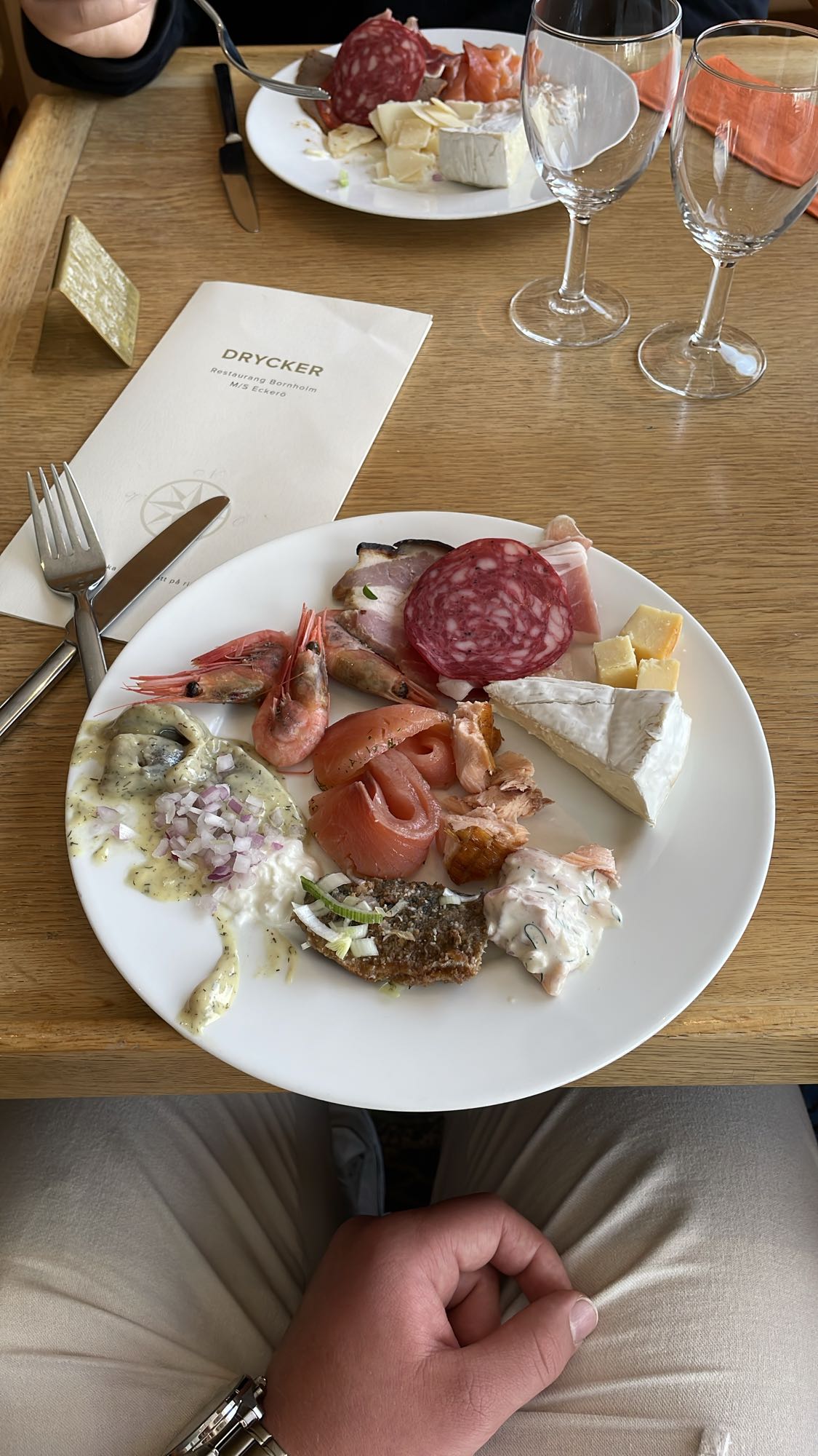 Smörgåsbord tallrik