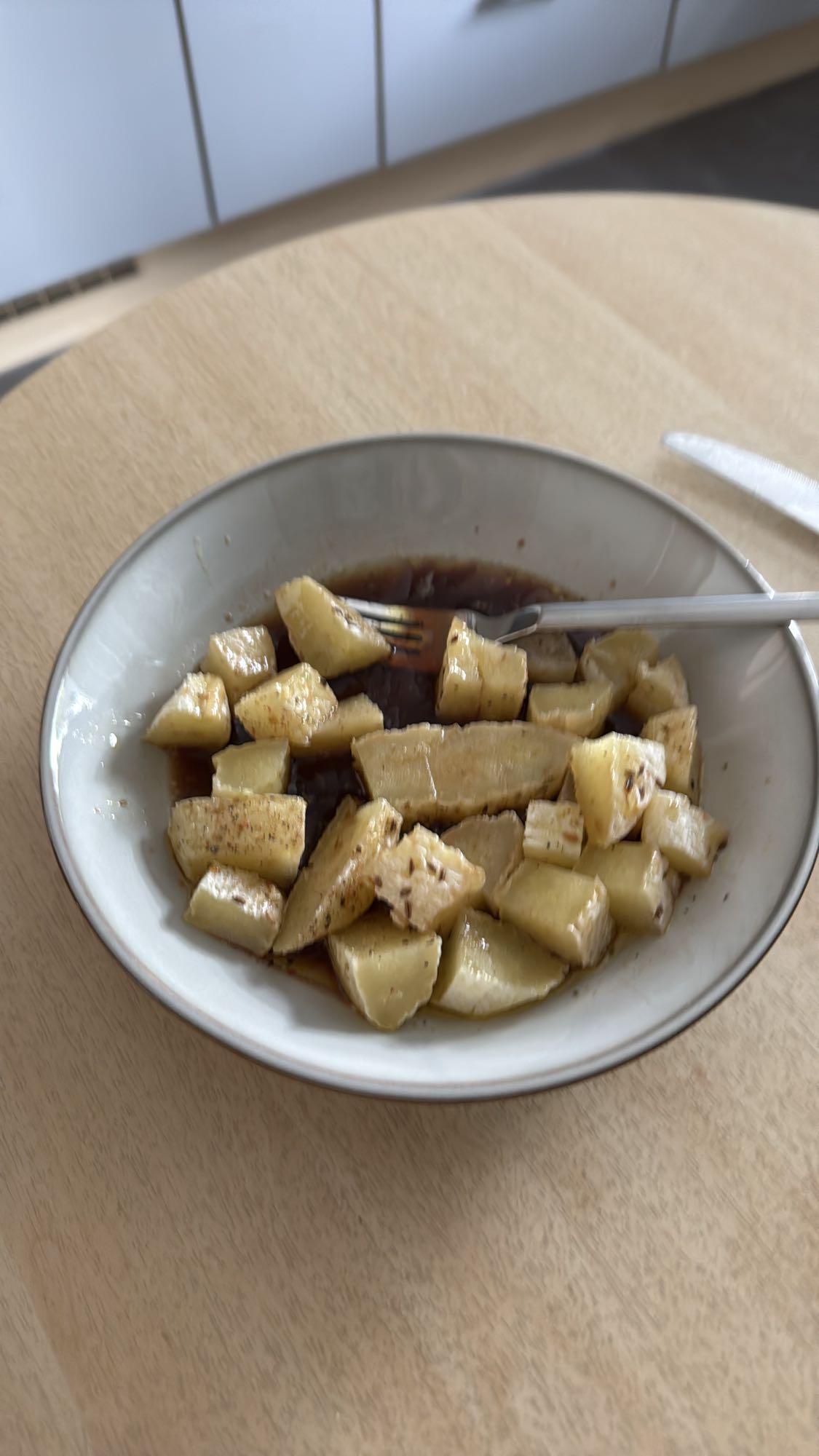 Kartoffeln mit Soße