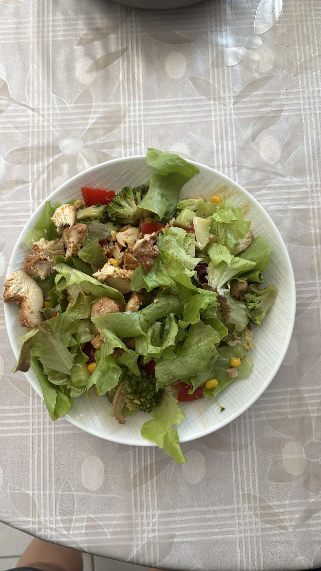 Salade poulet croquante