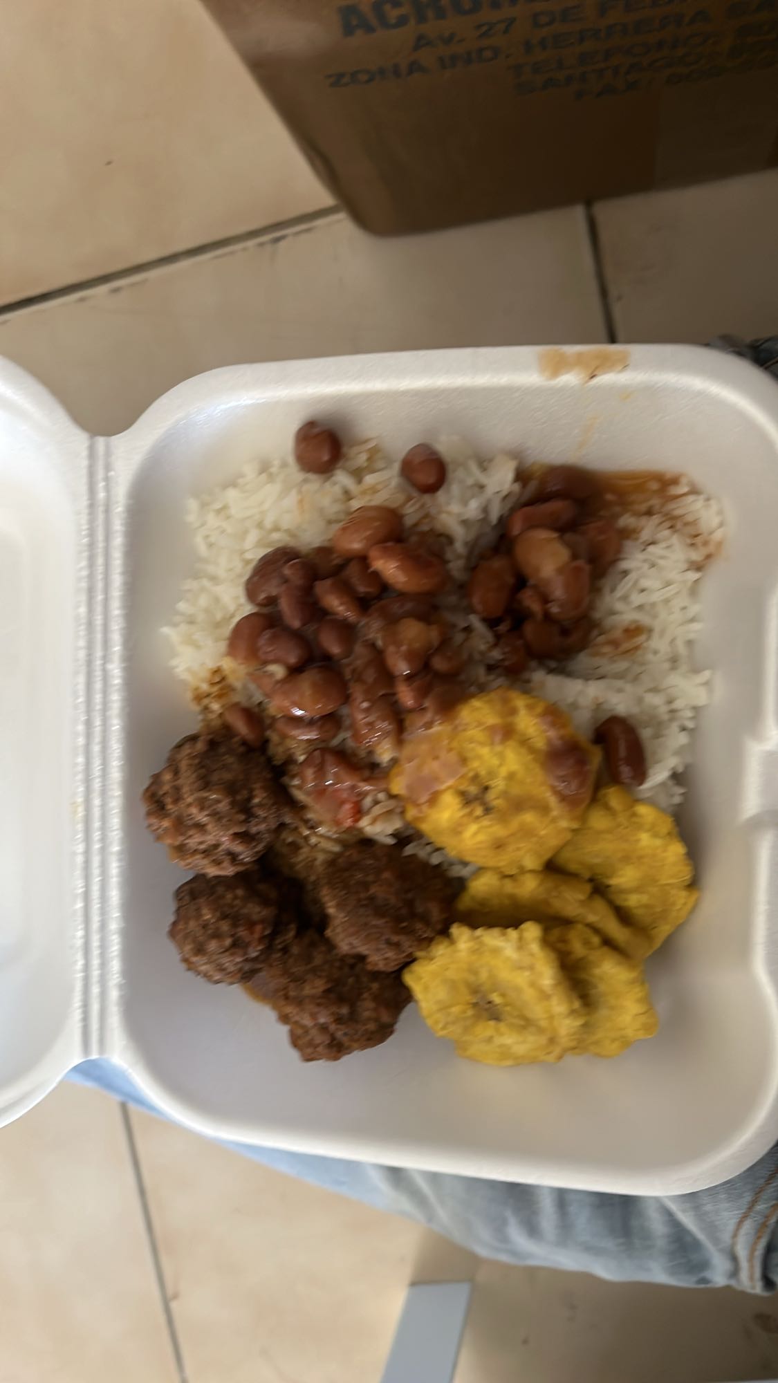 albóndigas con arroz