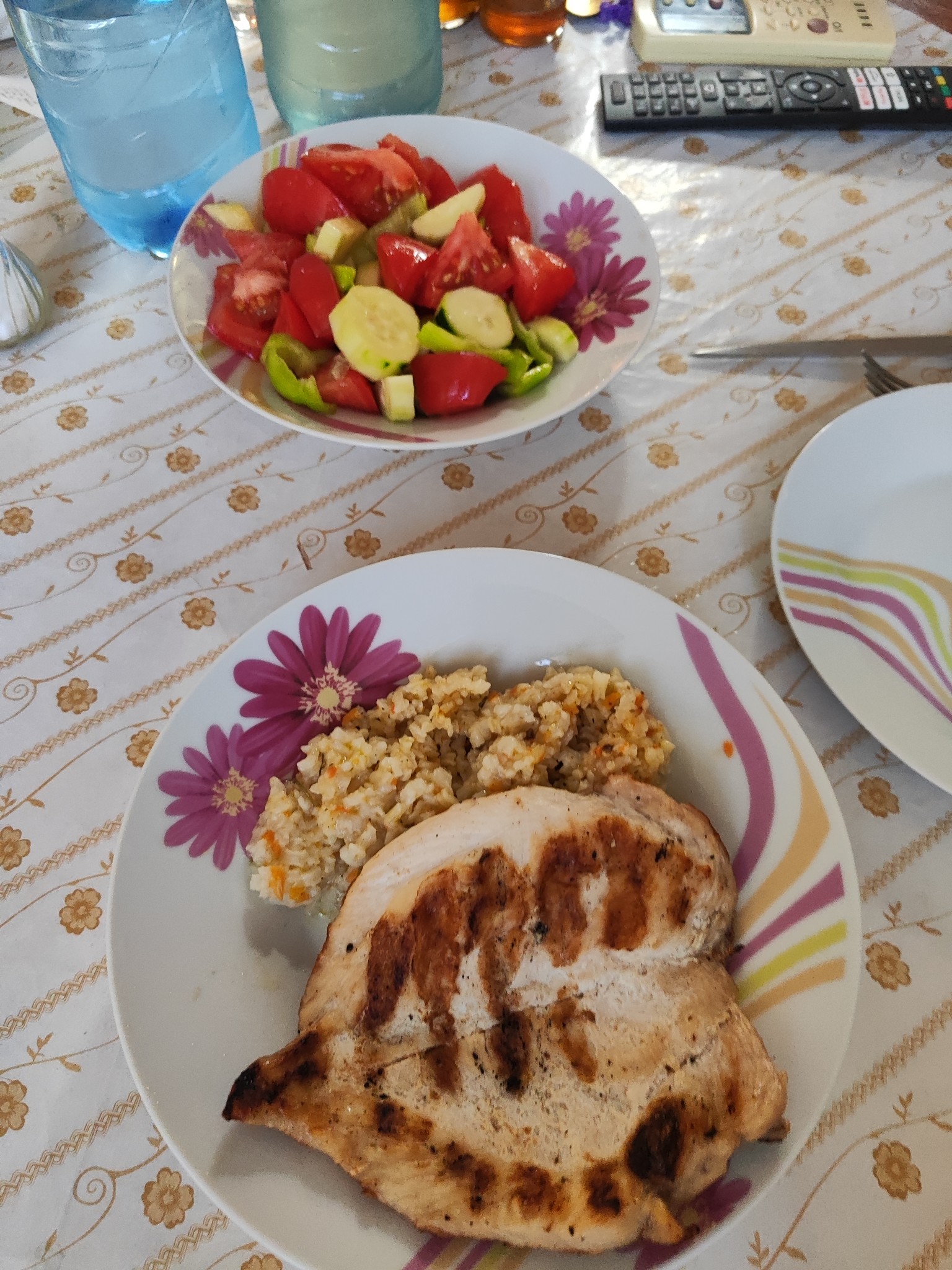 Grilled Chicken with Salad