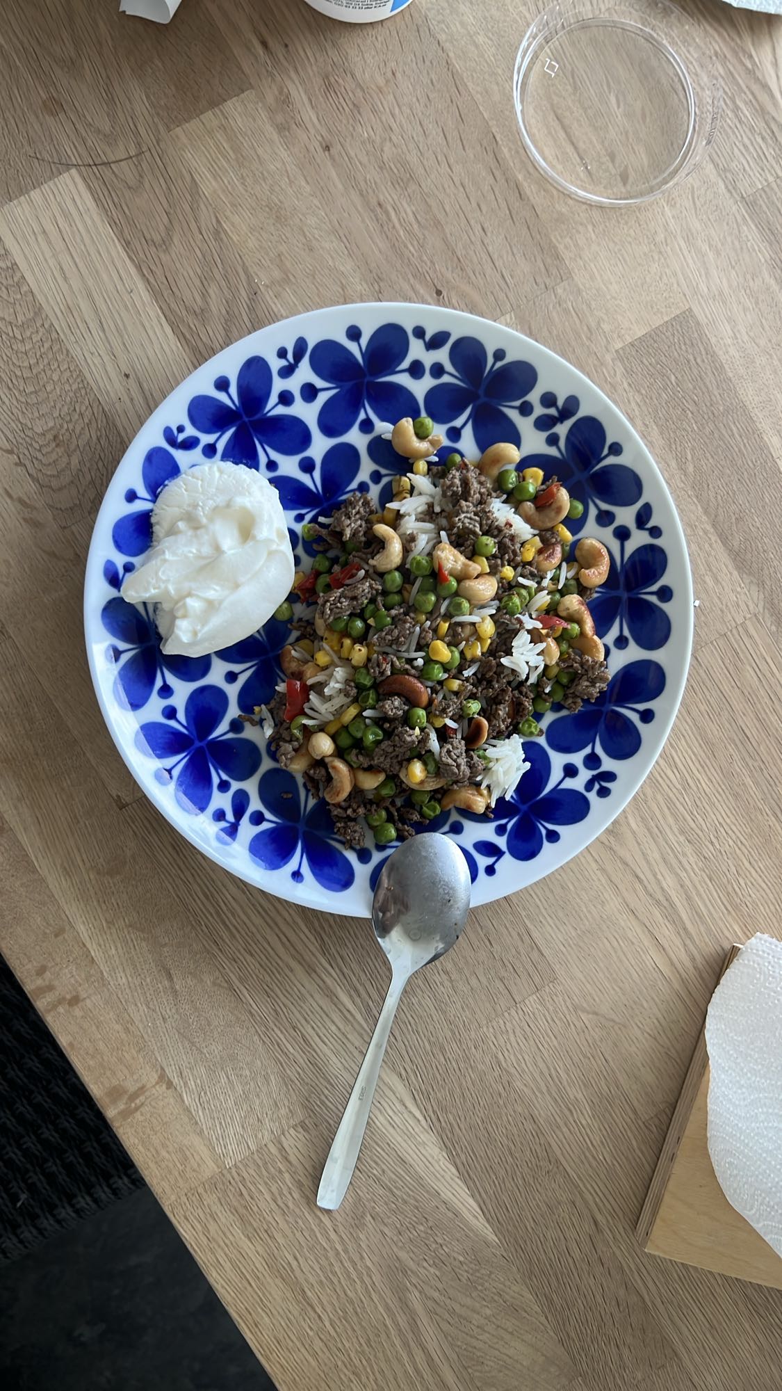 Nötfärs med ris och nötter