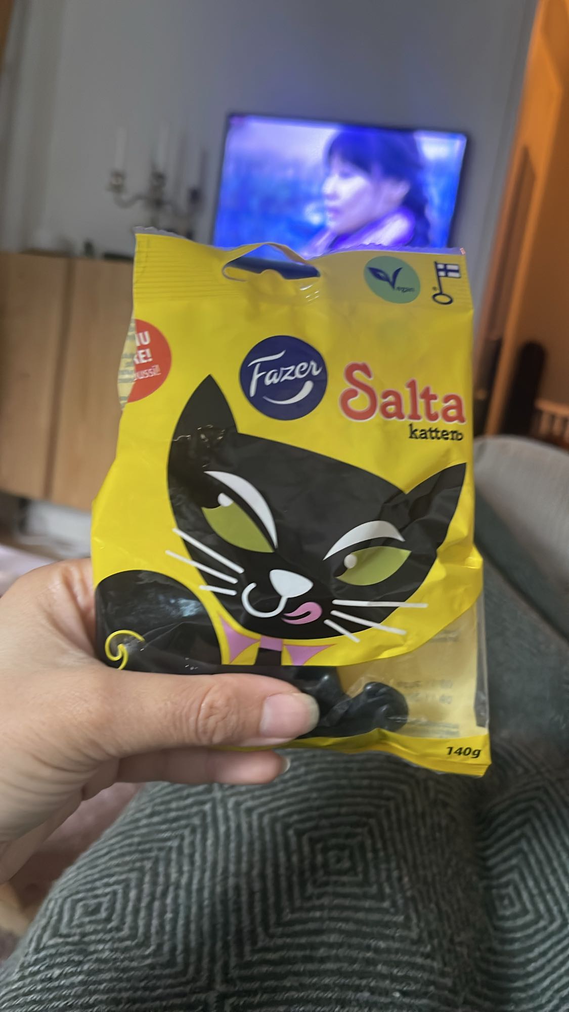 Salta katten godis
