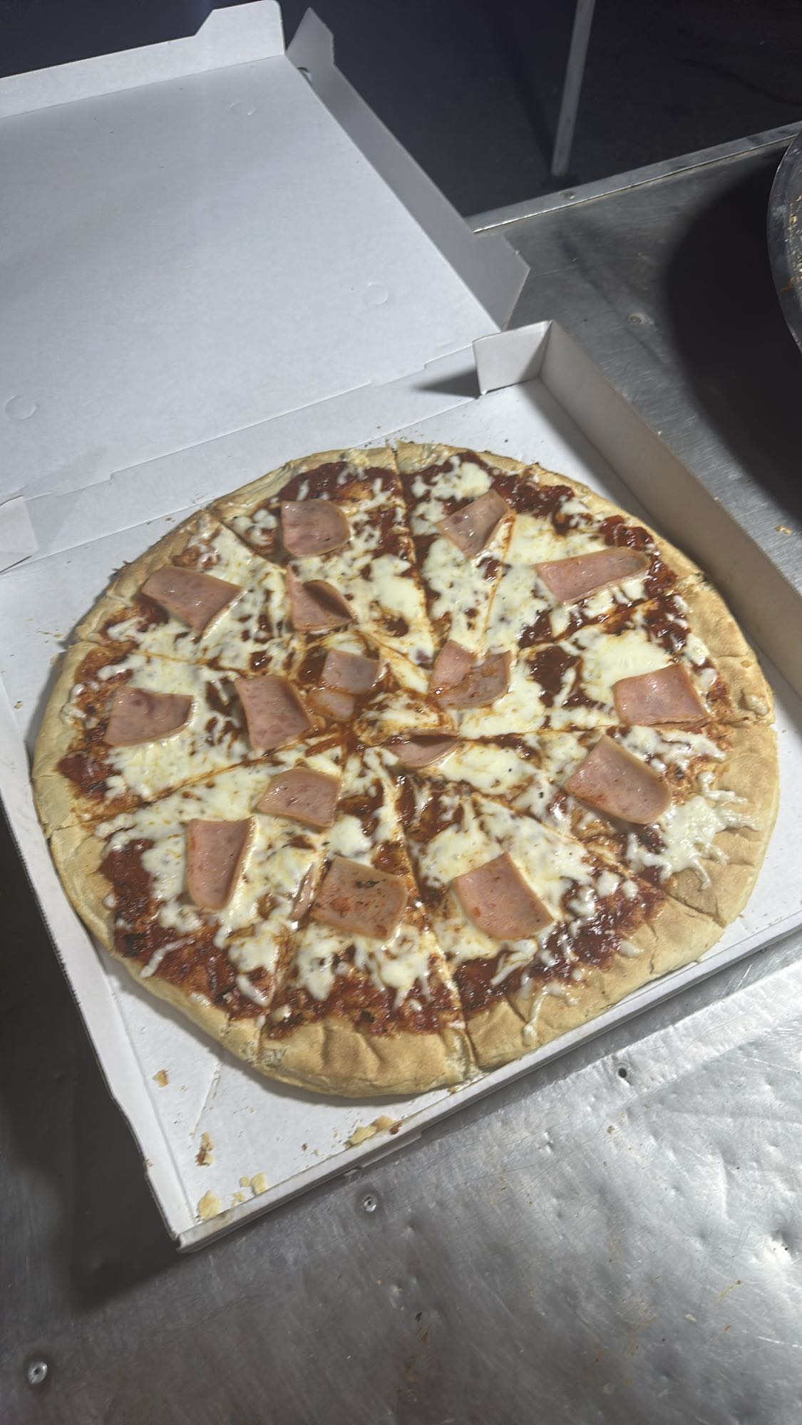 Pizza de jamón