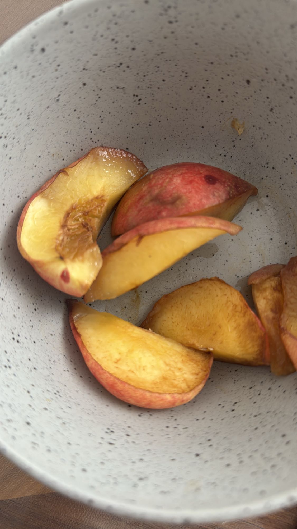Sliced Peach Bowl