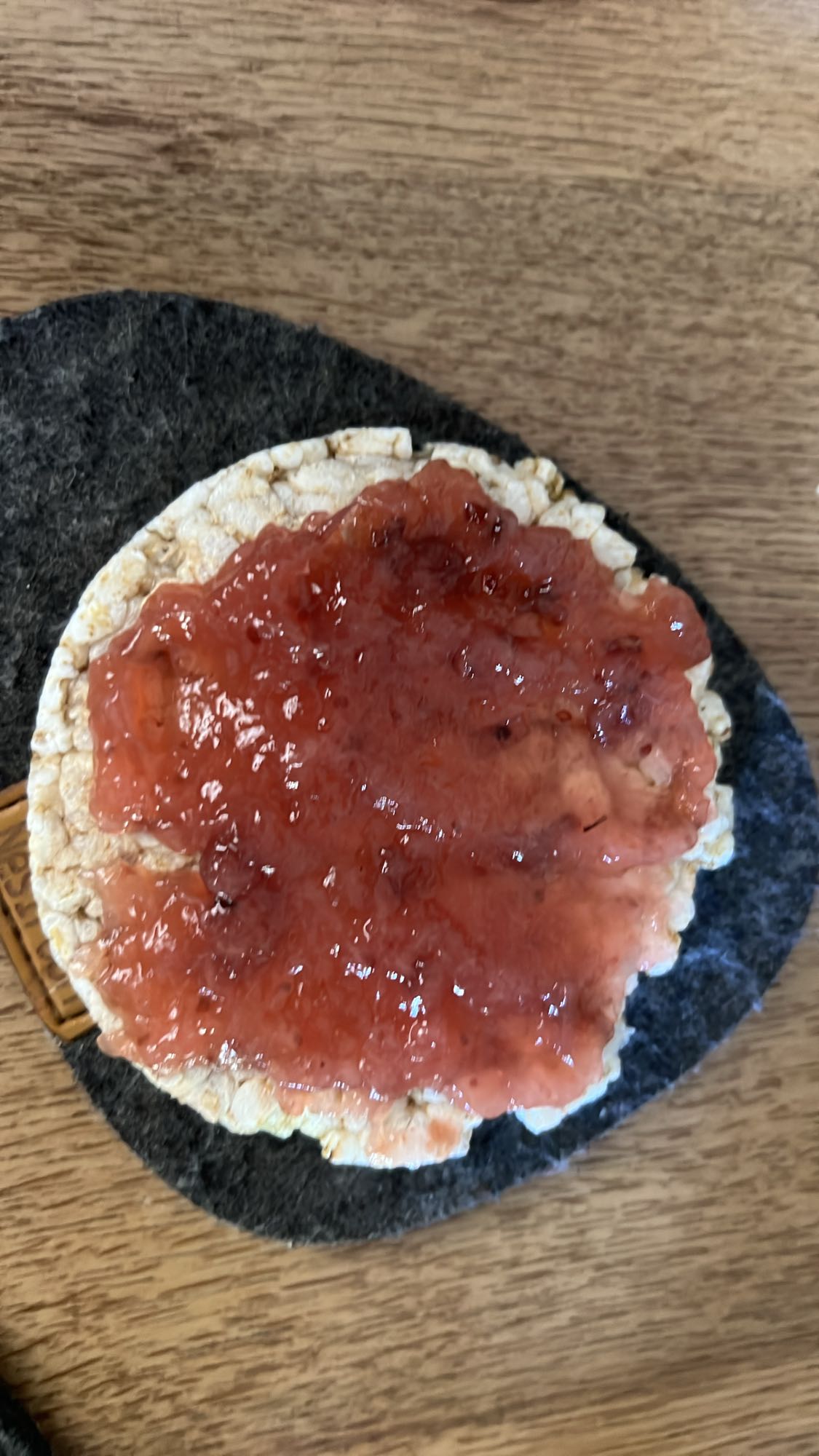 Rice Cake with Jam