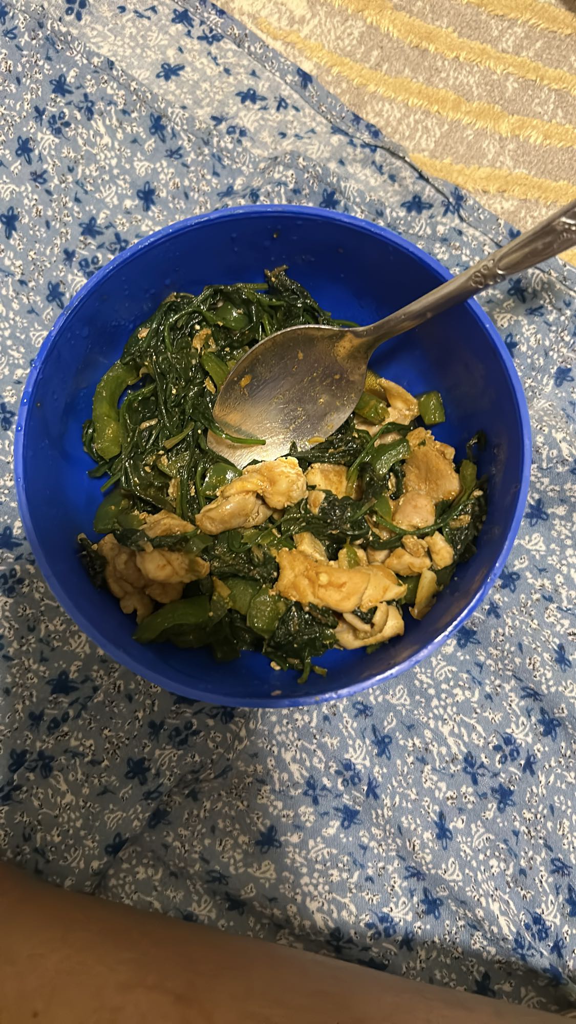 Chicken Spinach Stir-fry