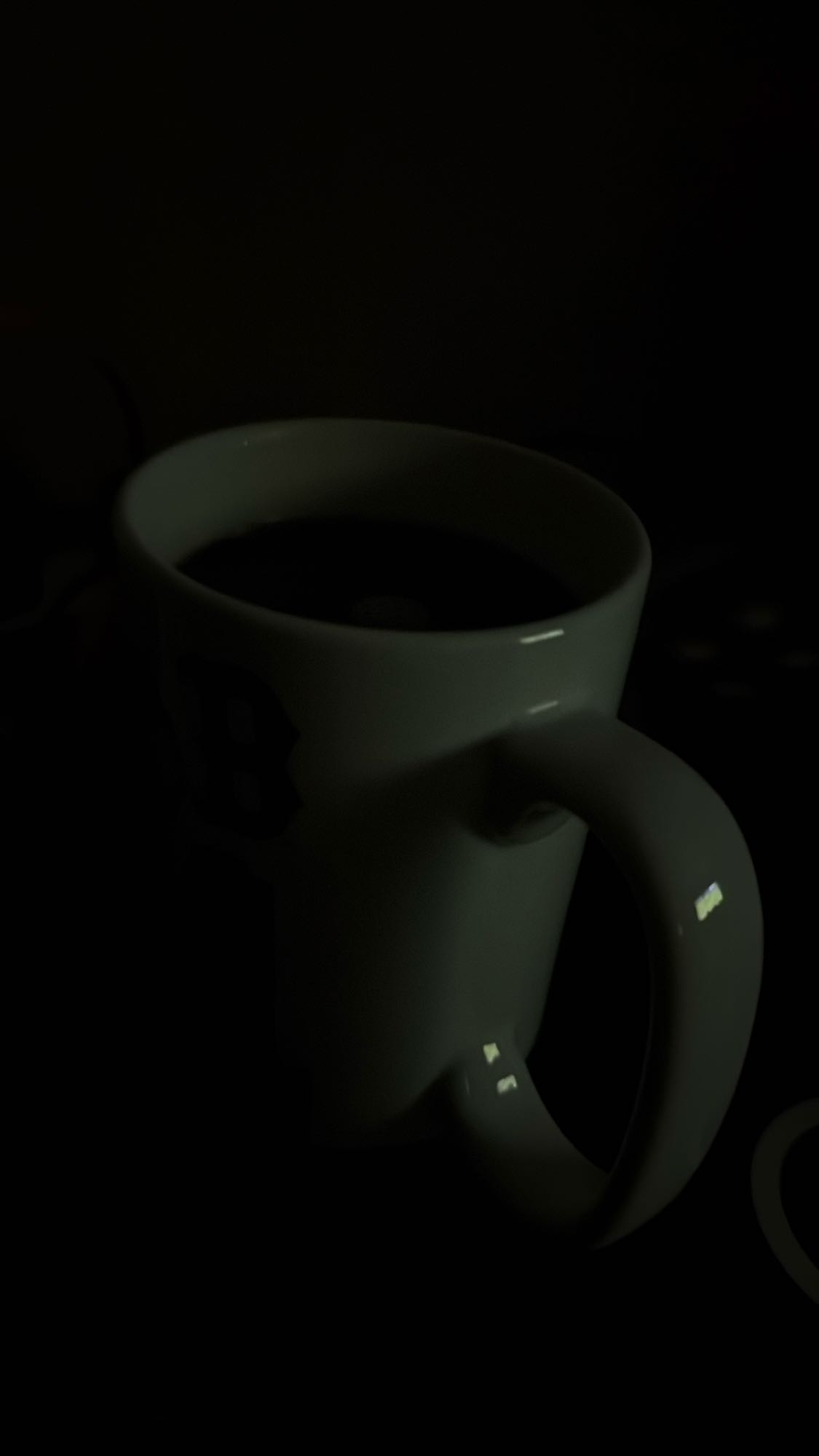 Tasse de café noir