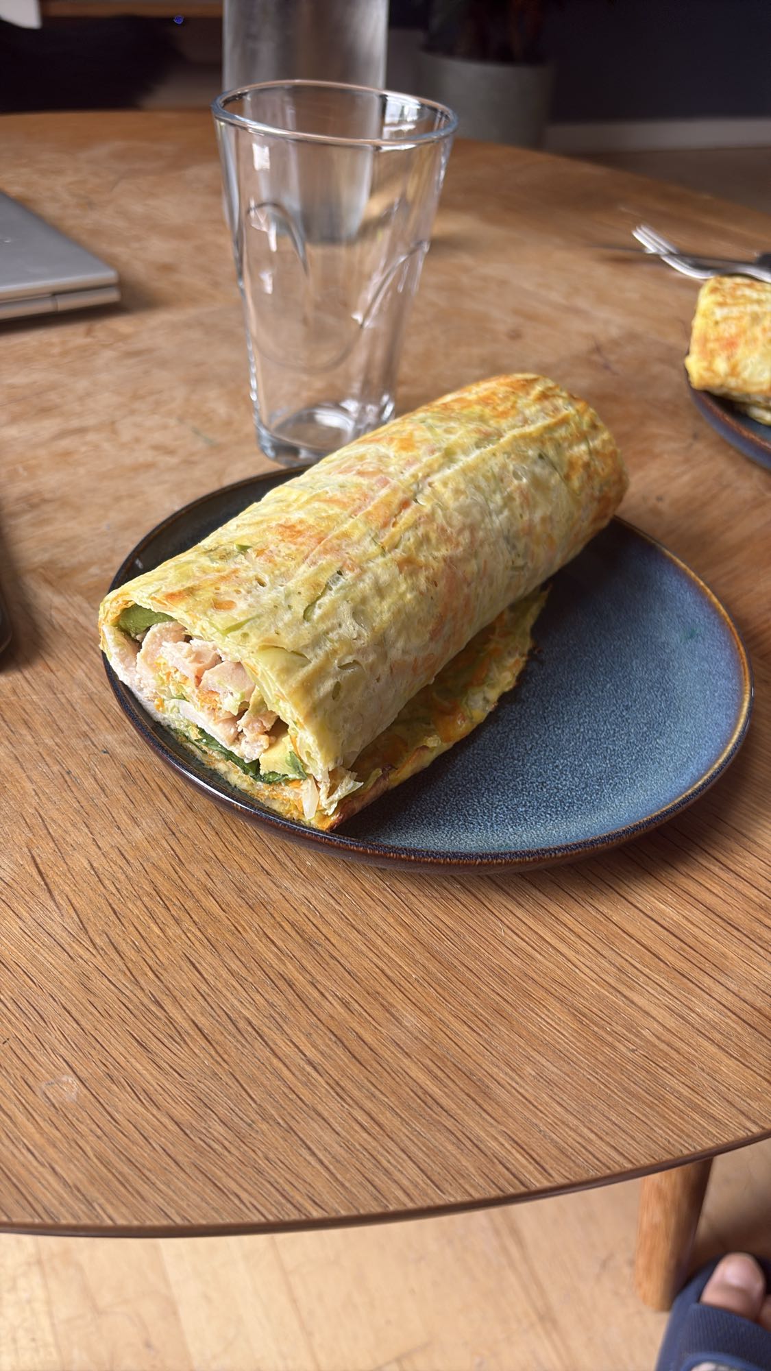 Egg Wrap with Chicken