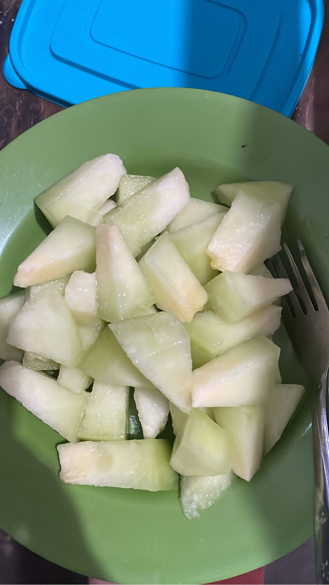 potongan melon hijau