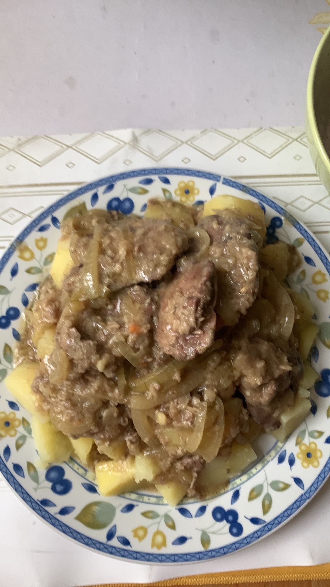 Wątróbka z ziemniakami