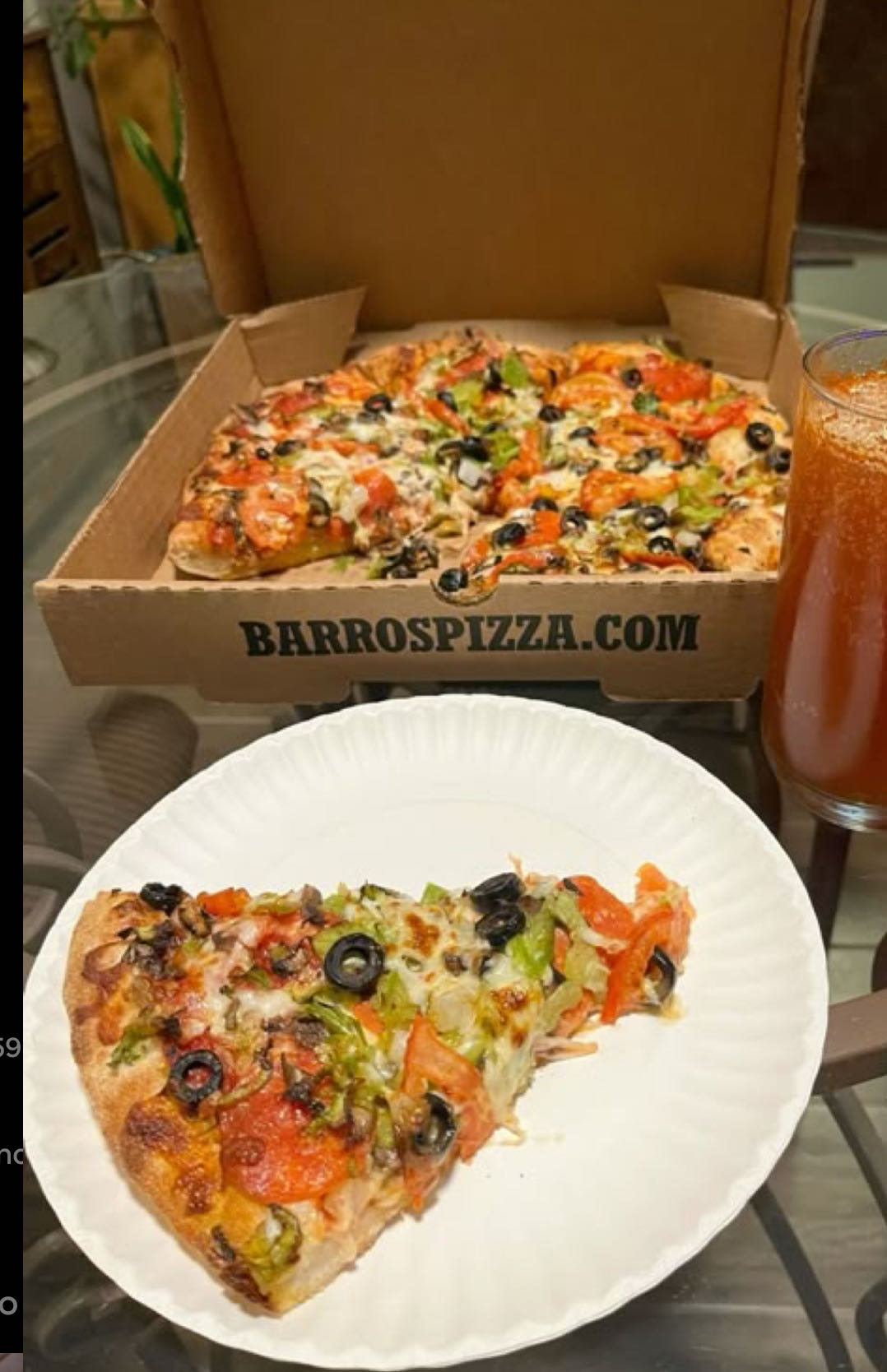 Veggie Supreme Pizza Slice