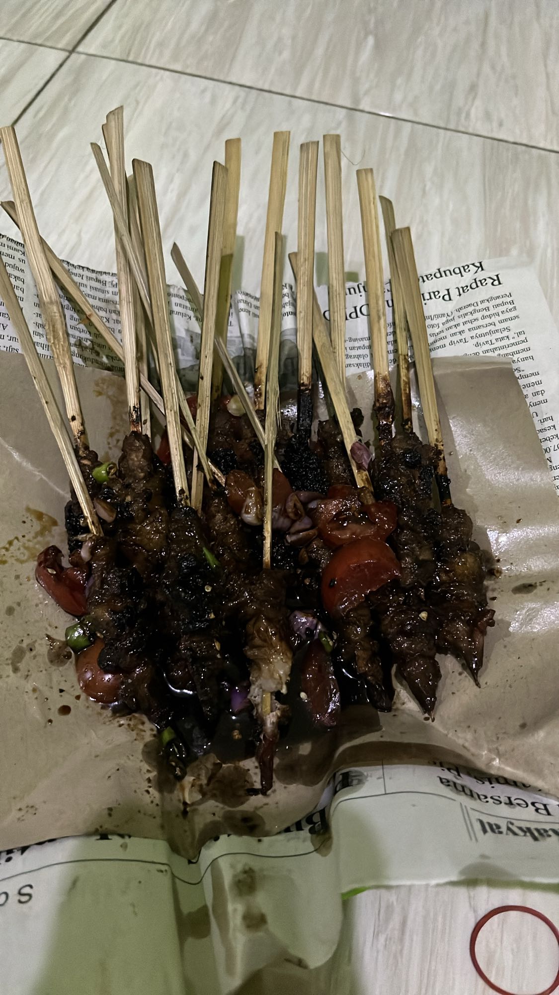 Sate kambing manis