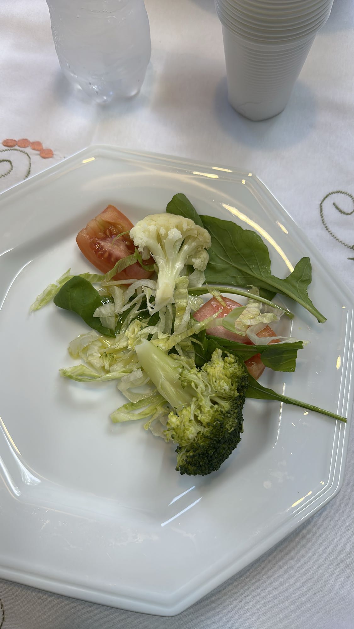 Salada de vegetais frescos