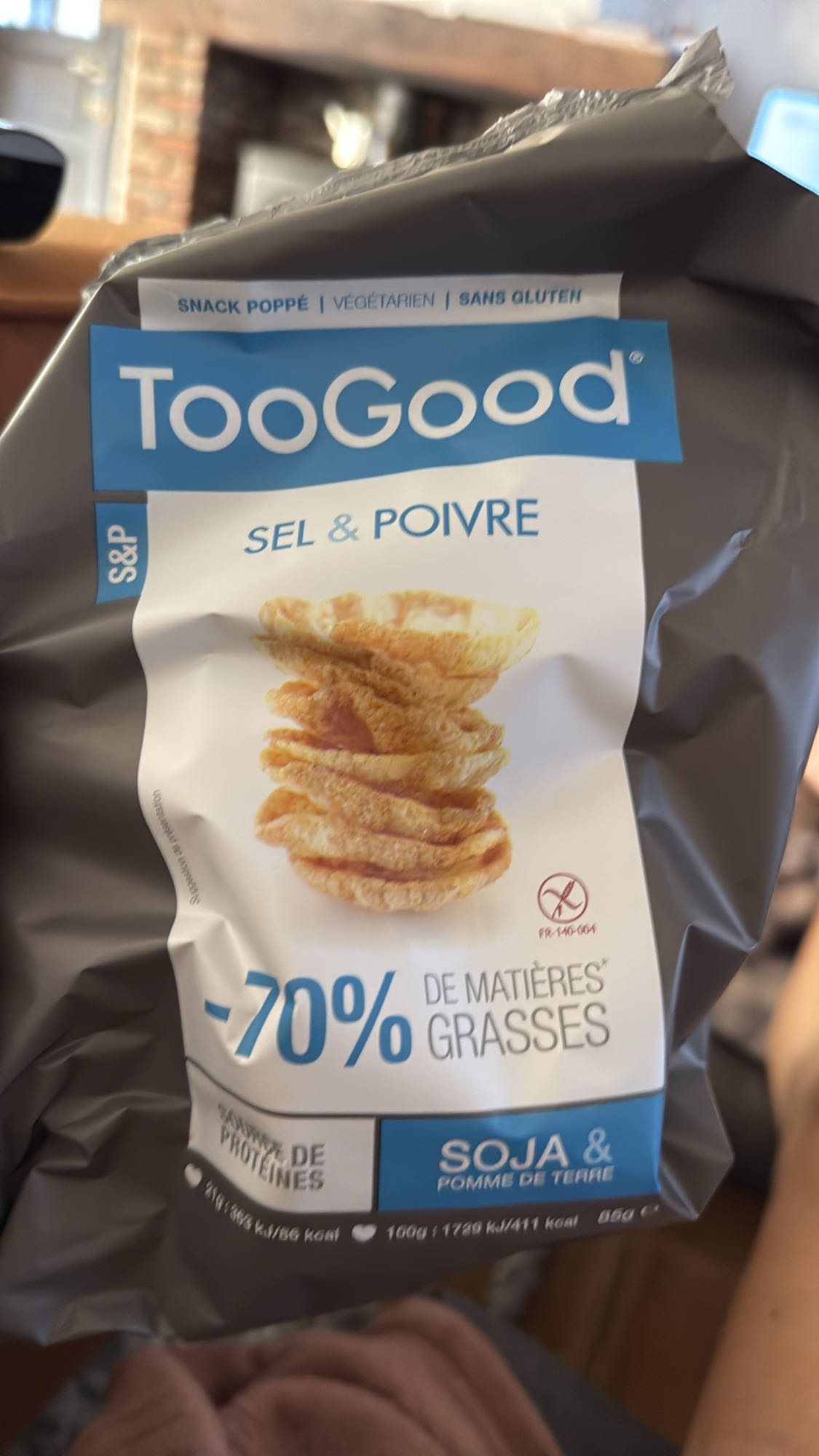 Soja & aardappel chips