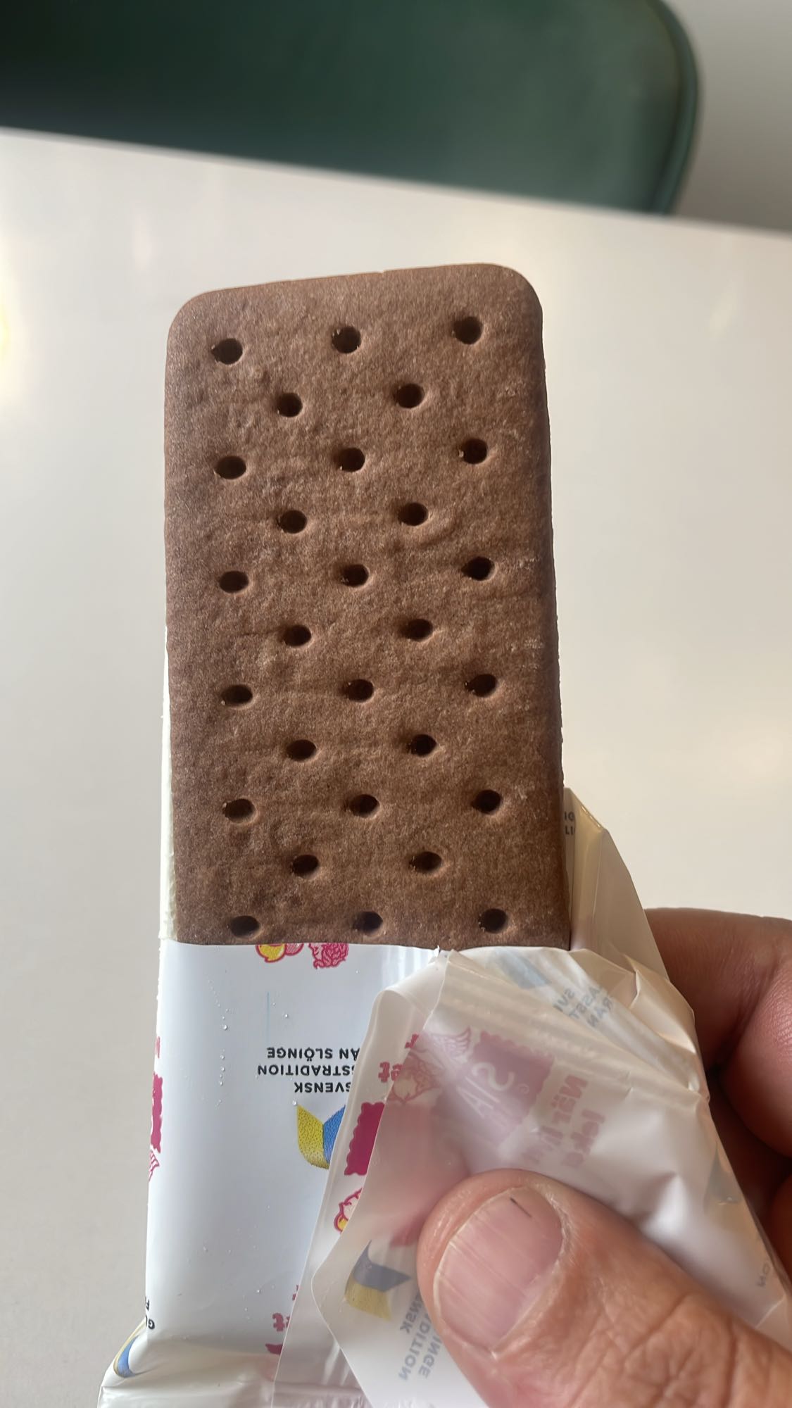 Glassandwich choklad