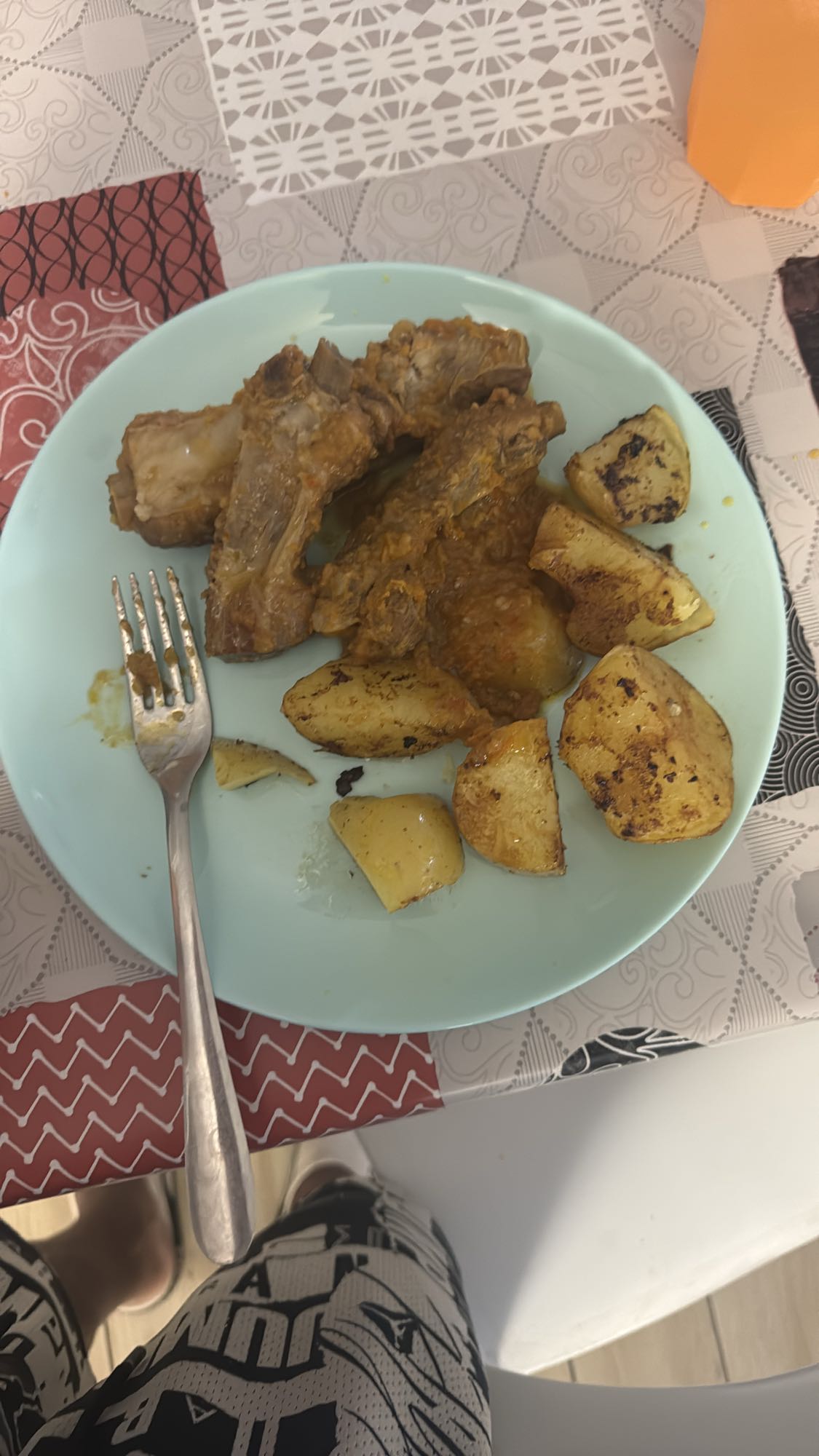 Costillas con papas