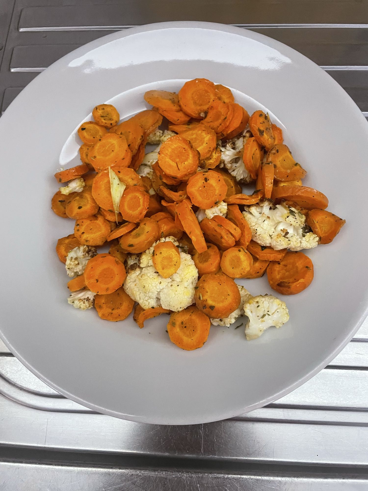 Roasted Carrot Cauliflower