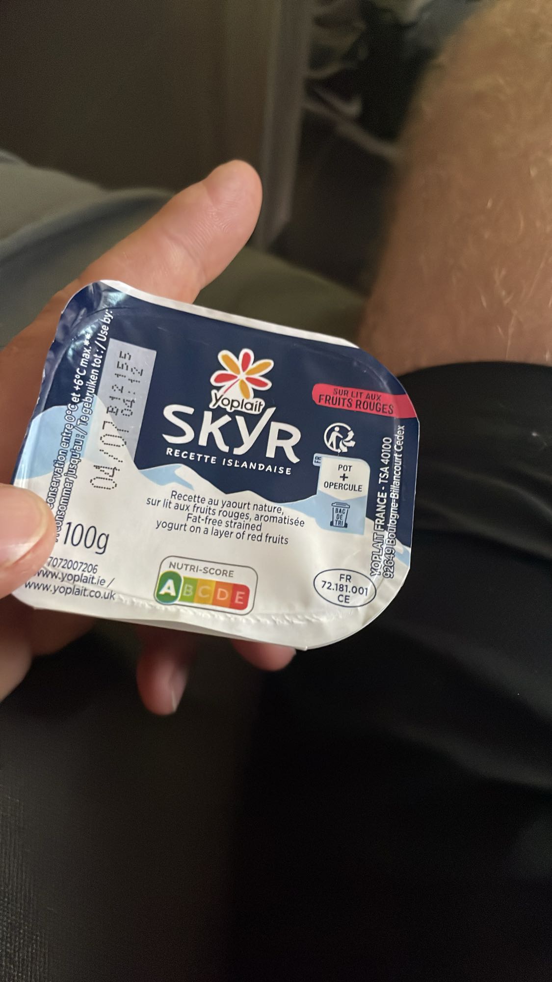 Skyr fruits rouges
