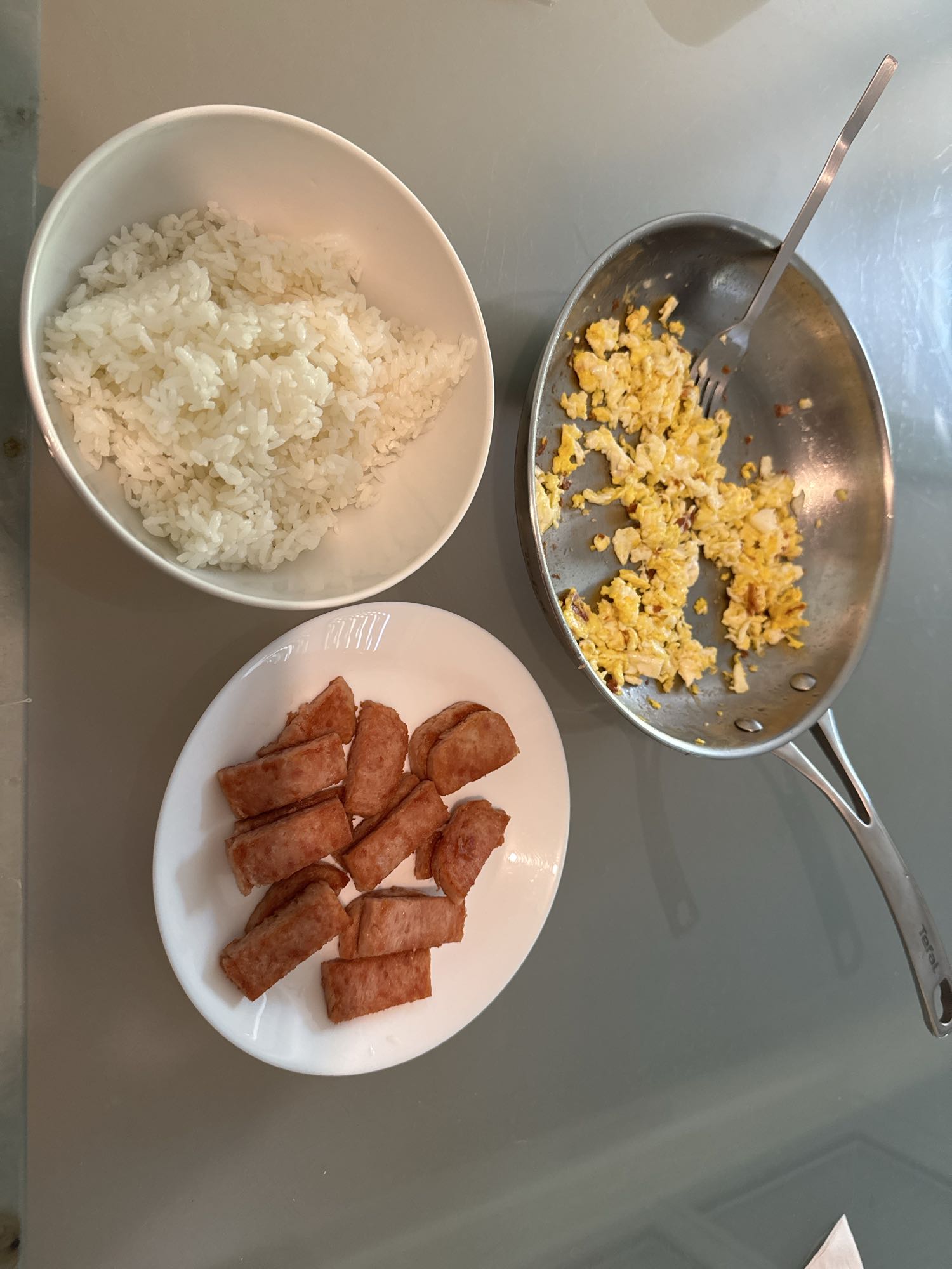 Spam, eggs, and rice