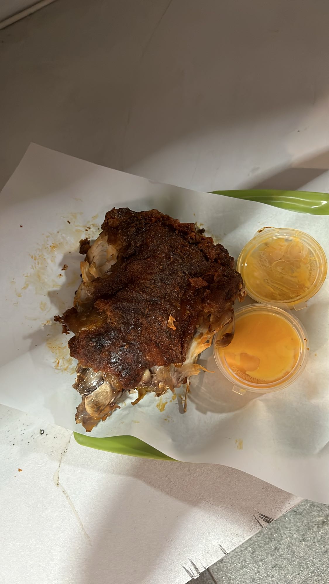 Ayam panggang bumbu & saus