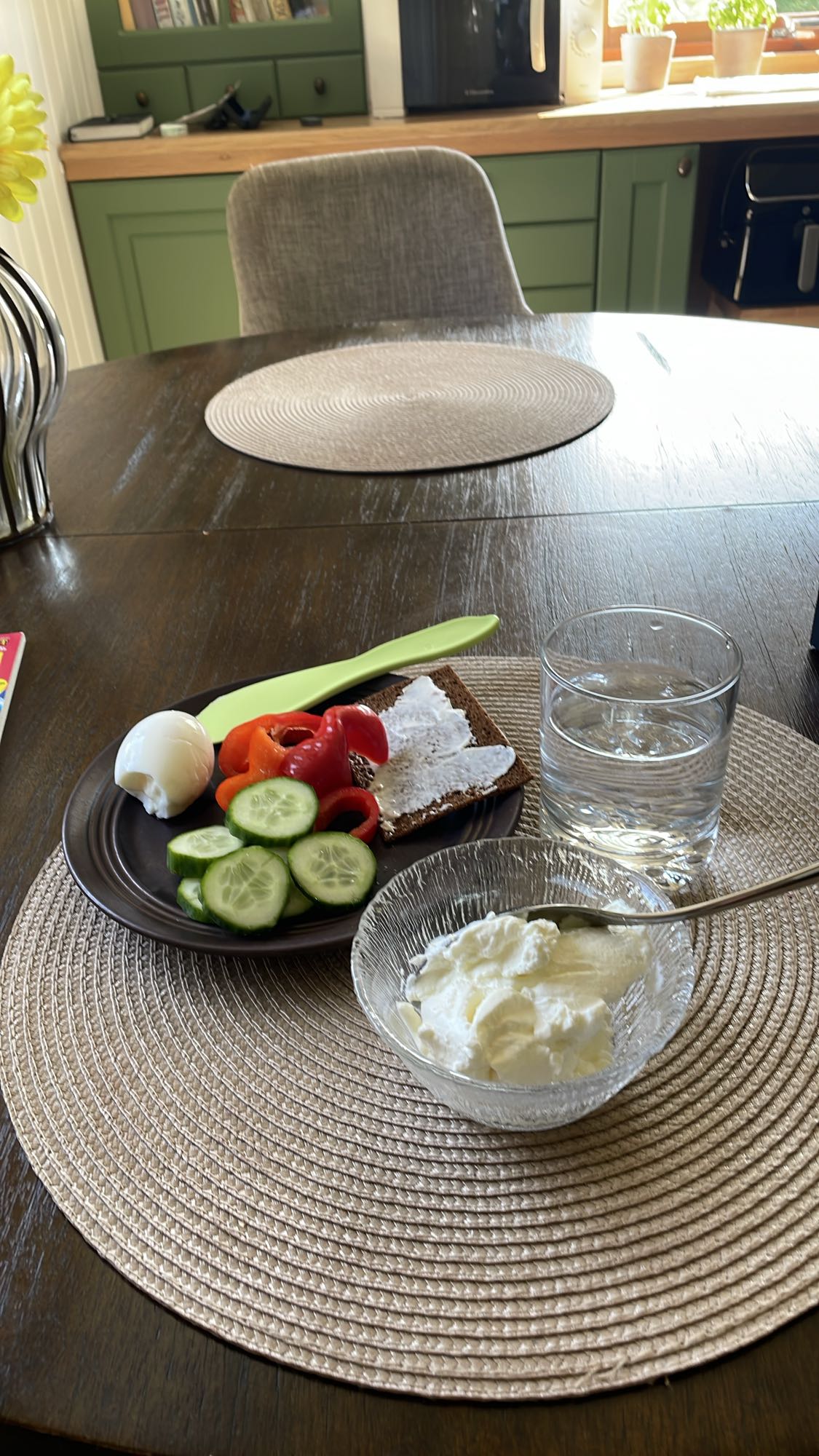 Frukost med ägg & kvarg