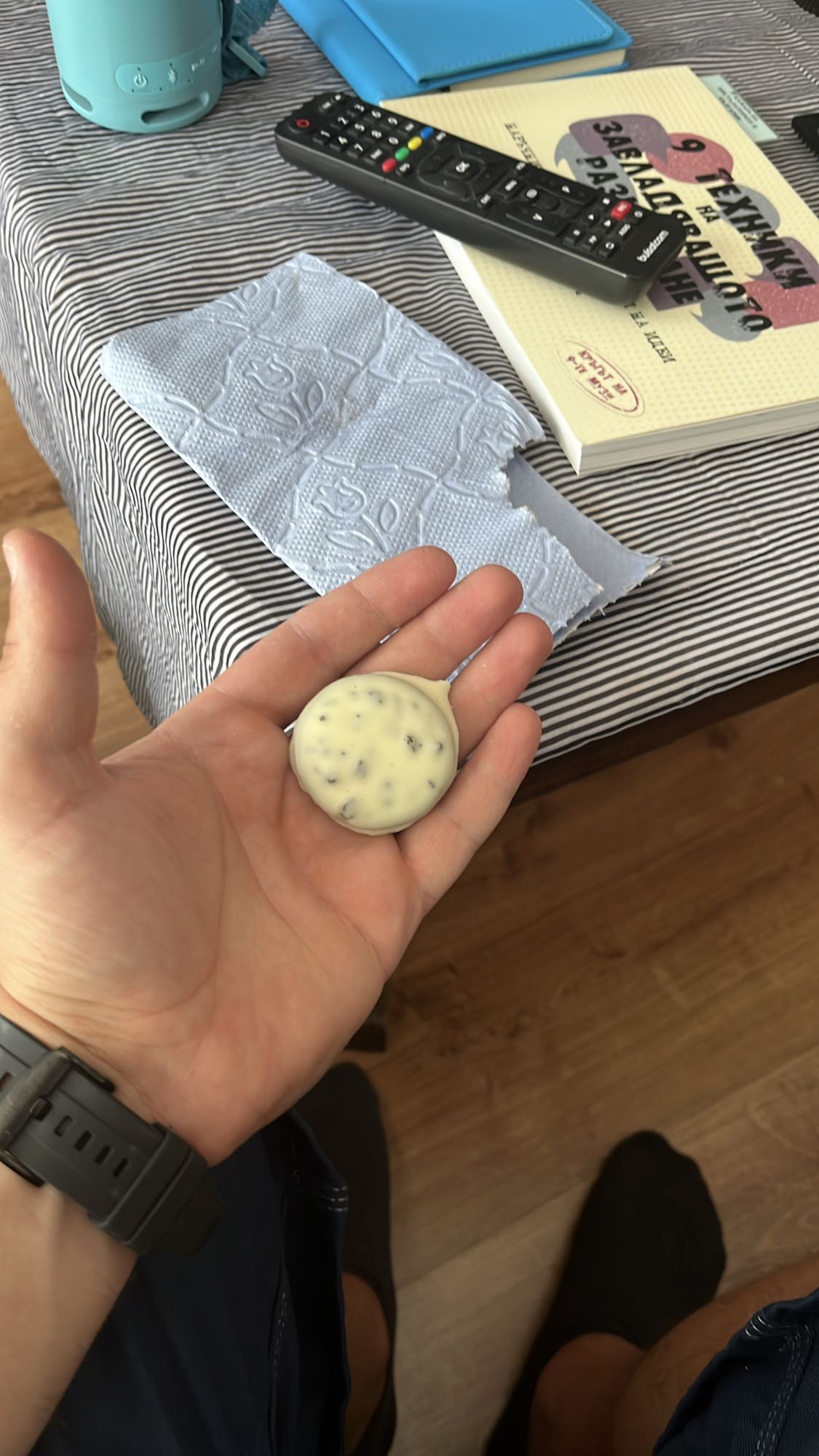 бял шоколадов бонбон