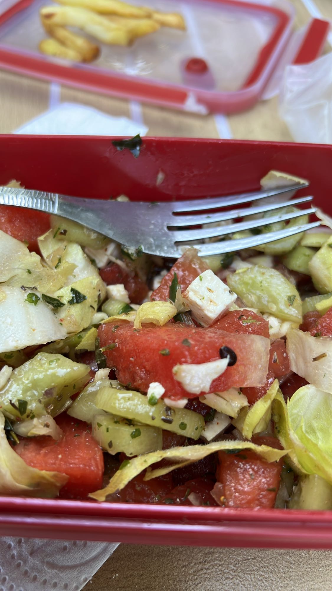 Salade pastèque feta