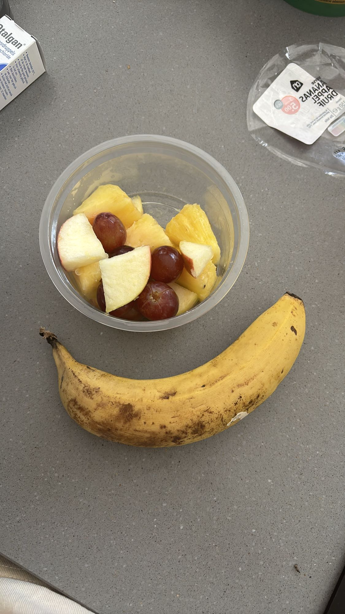 Fruitmix met banaan